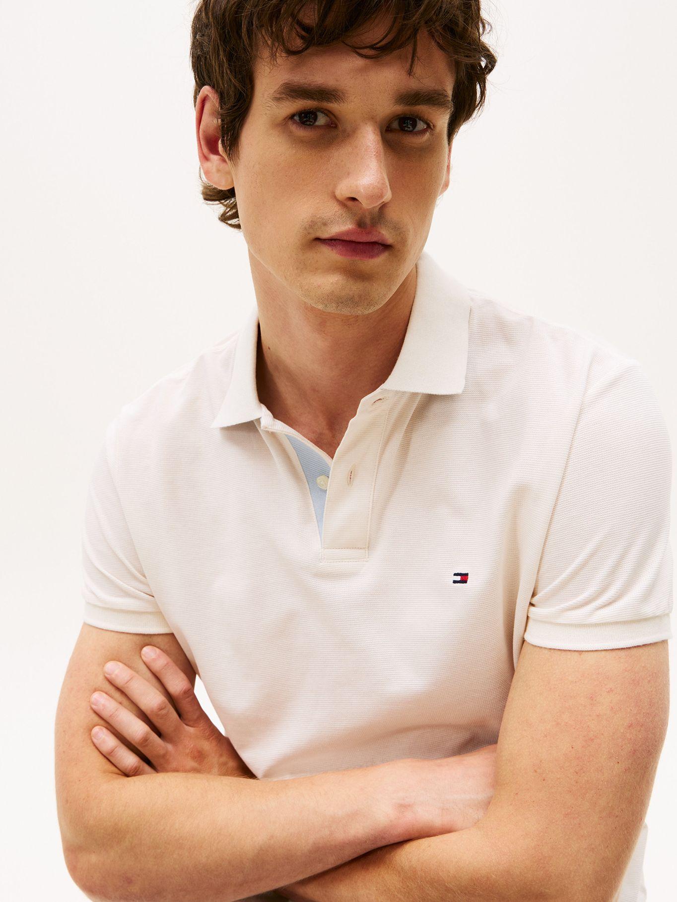 Polo Cuello A traste  Logo Blanco Z00 Tommy Hilfiger-3