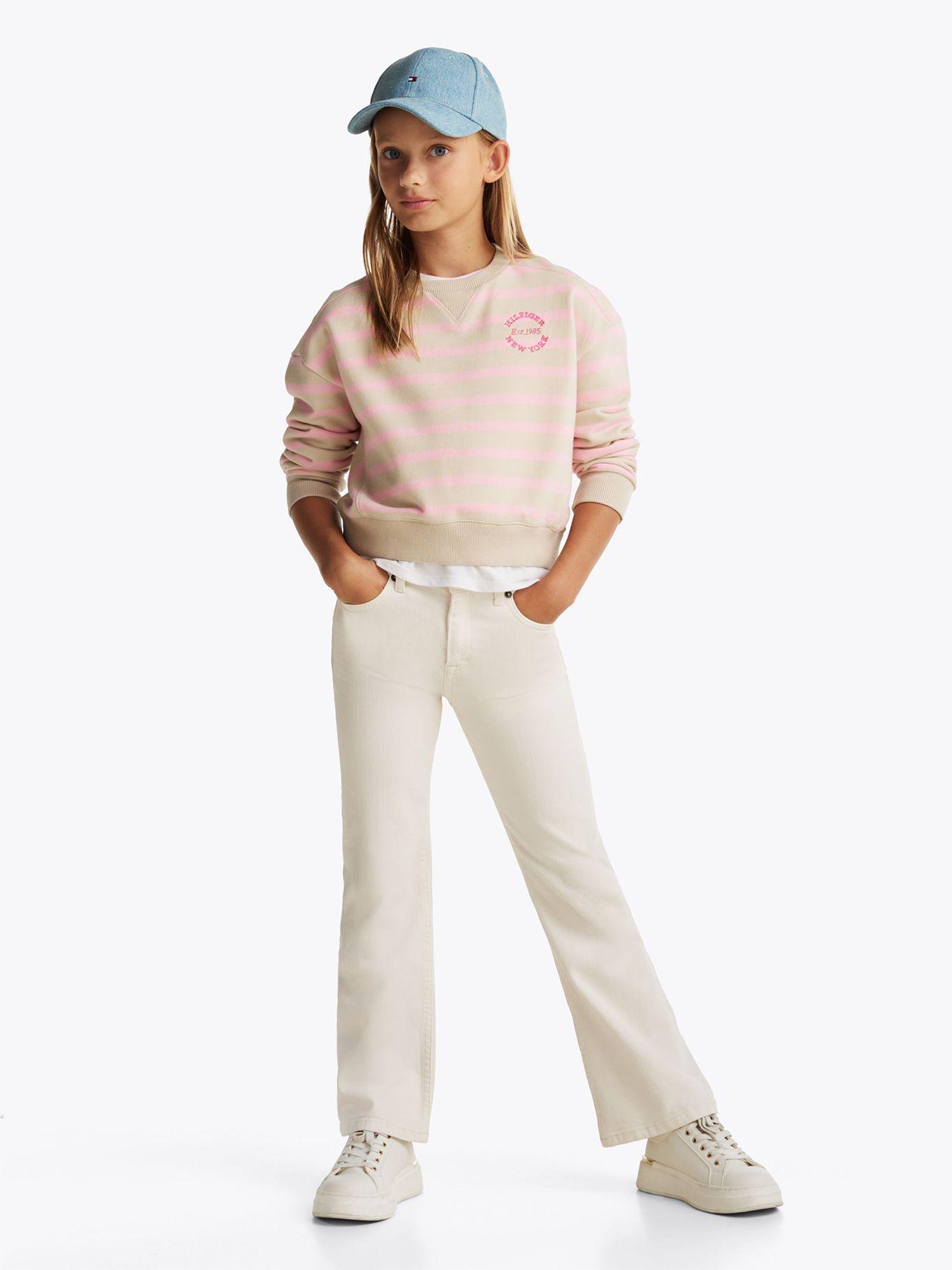 Polerón Stripe New York Logo Rosado Tommy Hilfiger-1