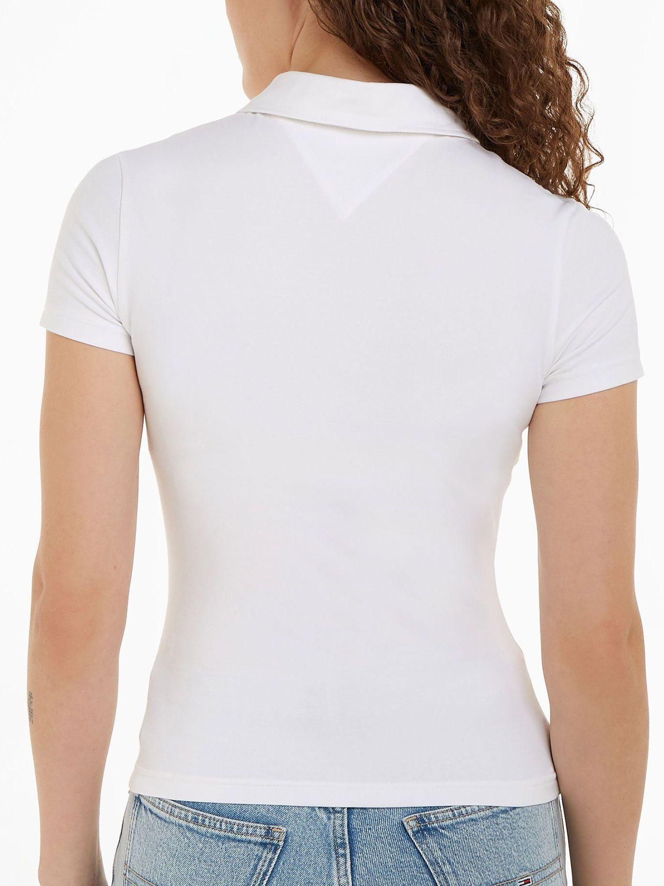 Polo Baby Essential Con Logo Blanco Tommy Jeans-1