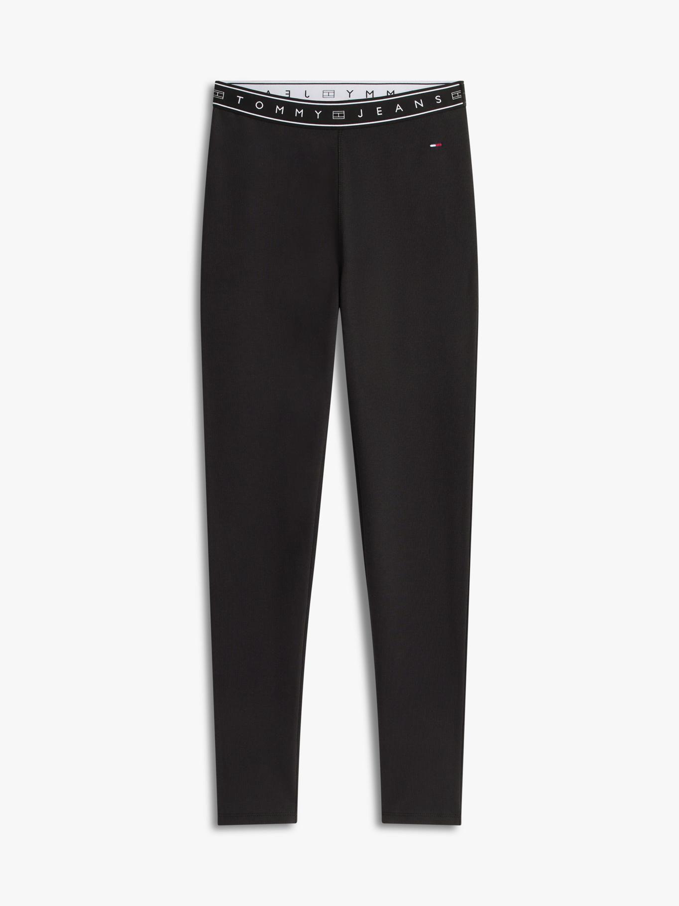 Leggings Con Logo Slim Fit Tommy Jeans Negro-4
