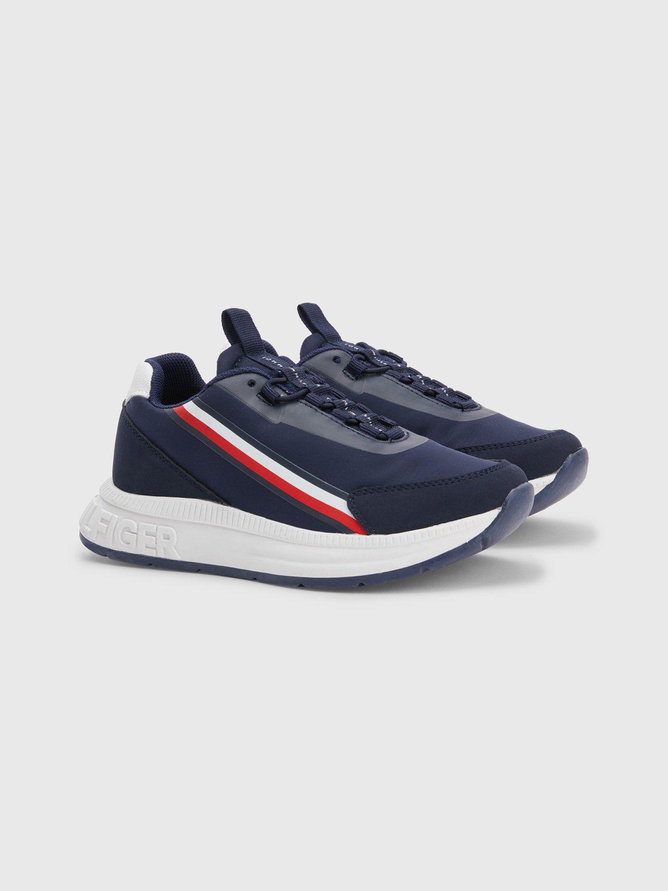 Zapatilla Deportiva Bassa Allaciata Azul Tommy Hilfiger-0