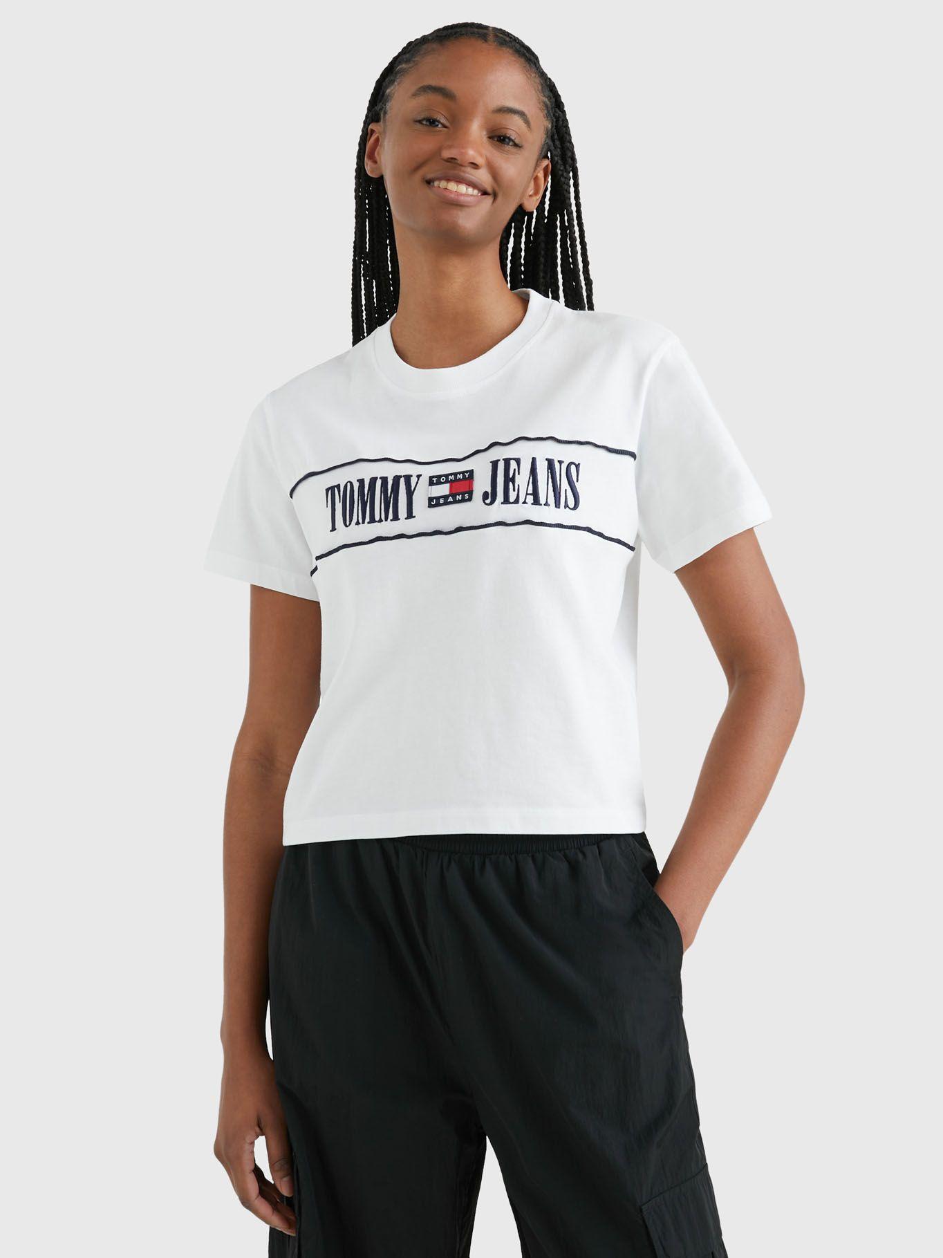 Polera Archive Con Logo Blanco Tommy Jeans-0