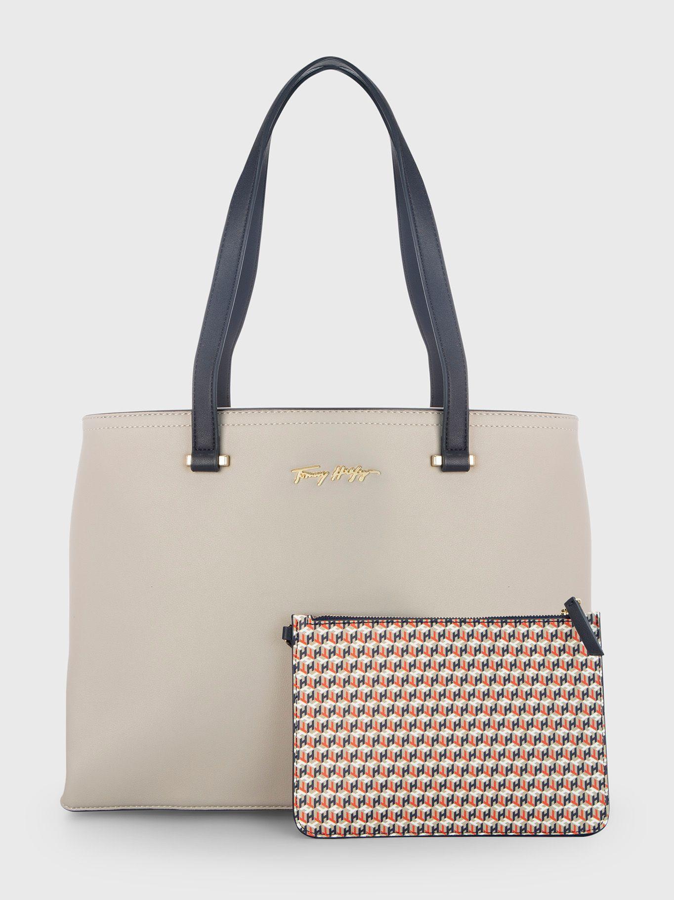 Bolso Tote Pouch Serena Blanco Tommy Hilfiger-0