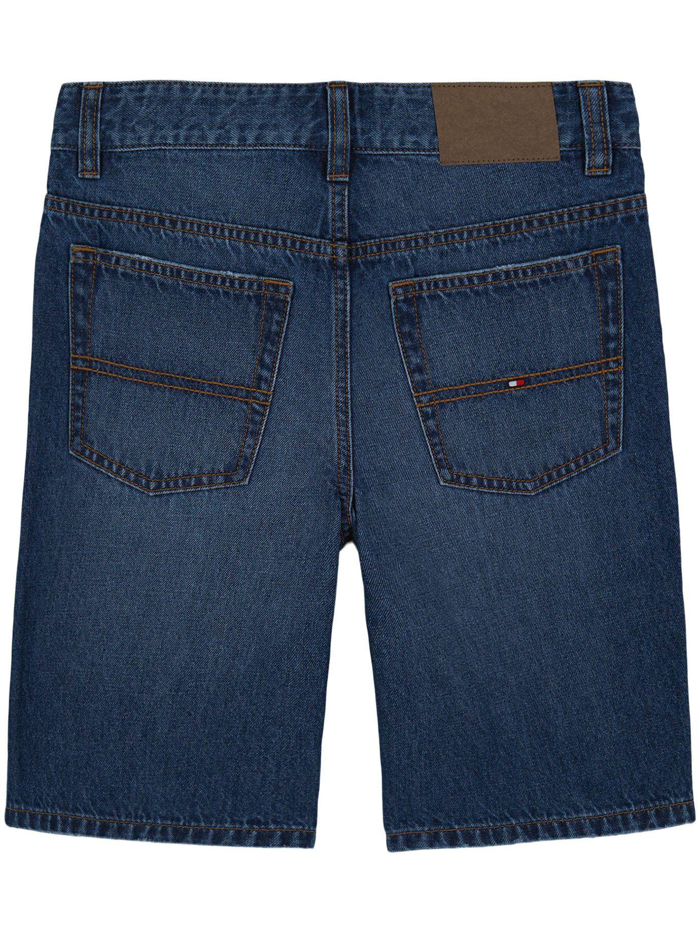 Short De Niño Denim Con Logo Azul Tommy Hilfiger-1
