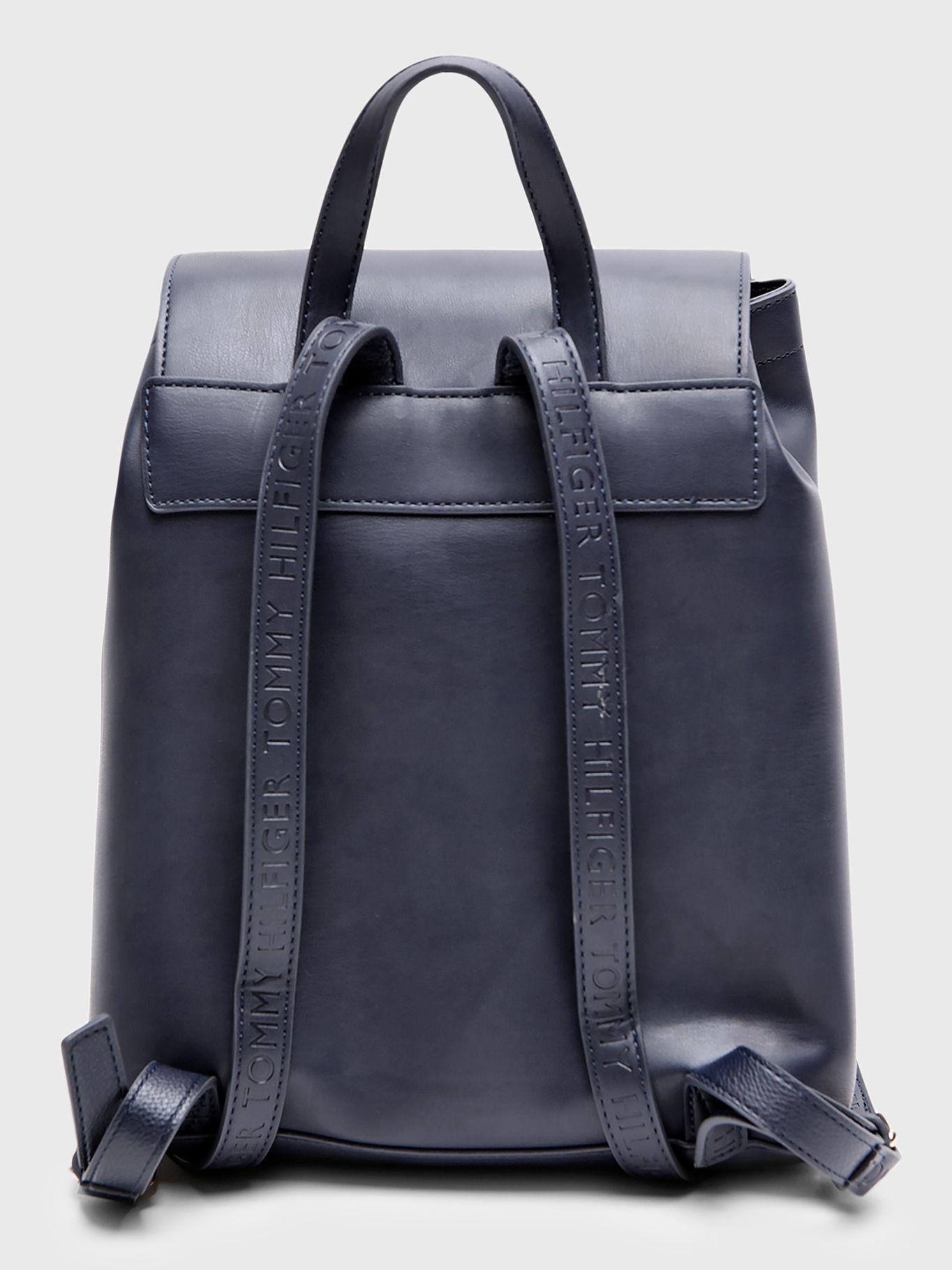 Mochila Fawn Con Solapa Azul Tommy Hilfiger-5