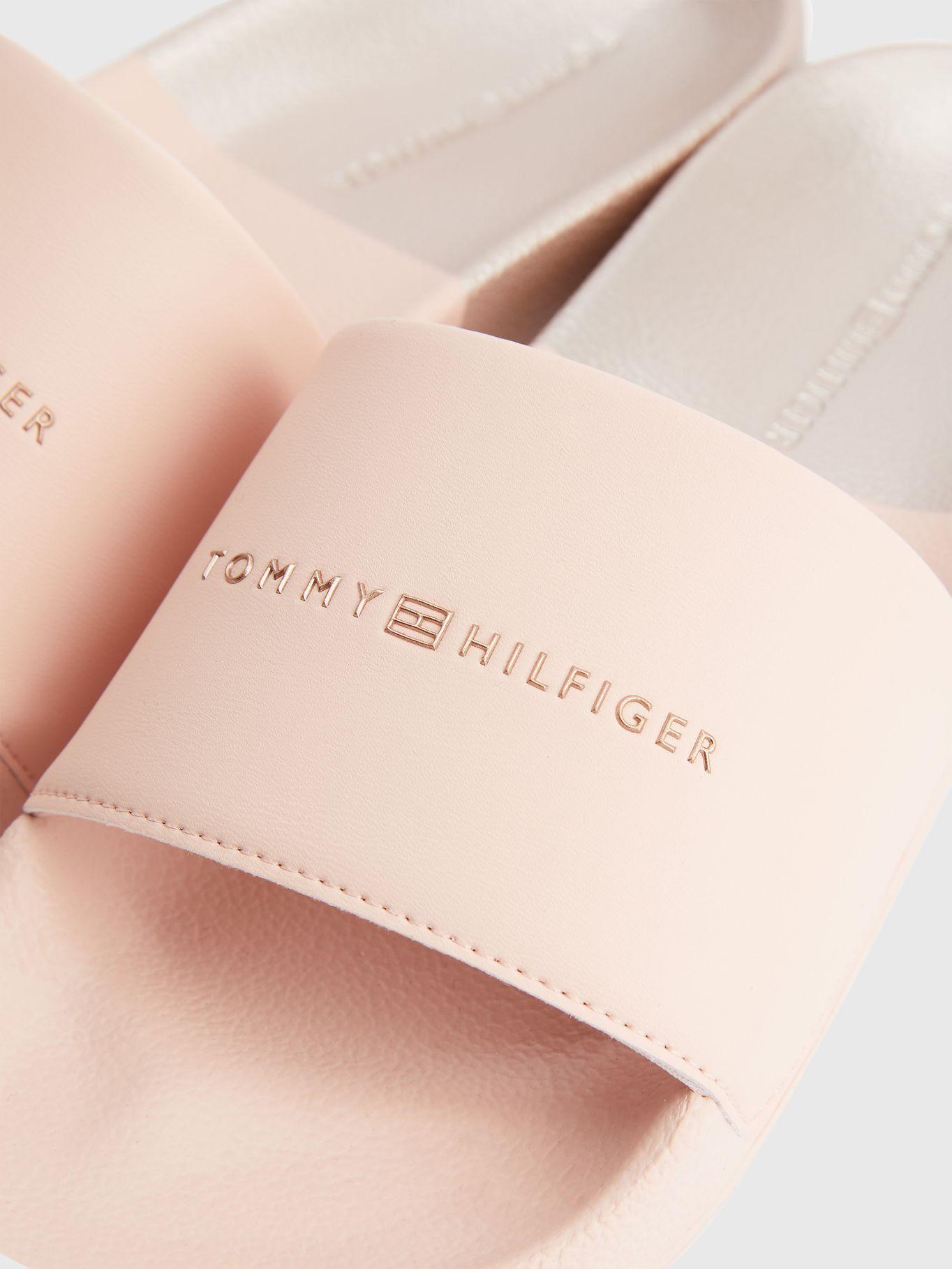 Sandalias Metalic Logo Rosado Tommy Hilfiger-2