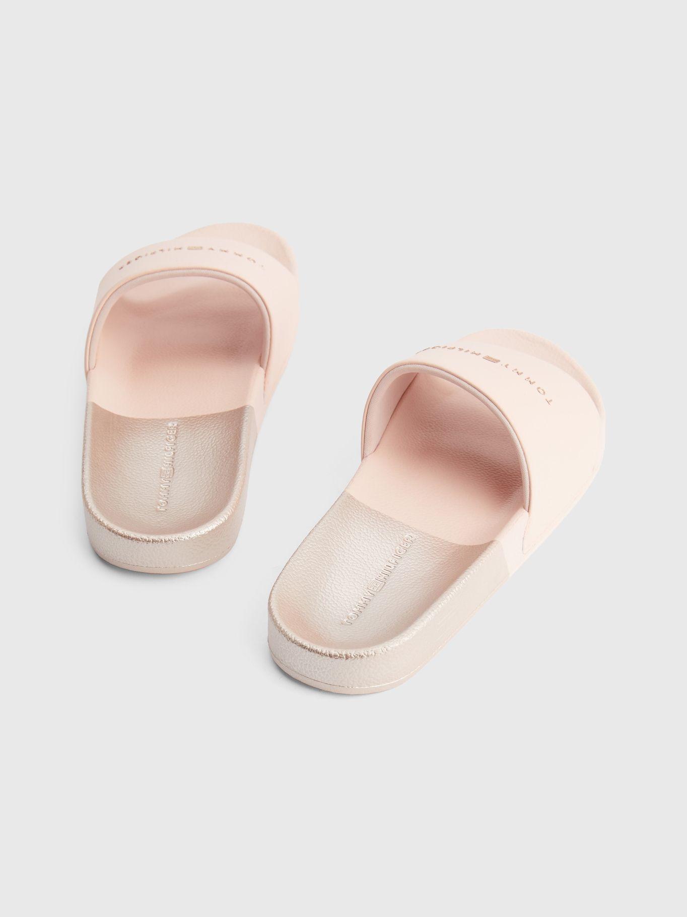 Sandalias Metalic Logo Rosado Tommy Hilfiger-3