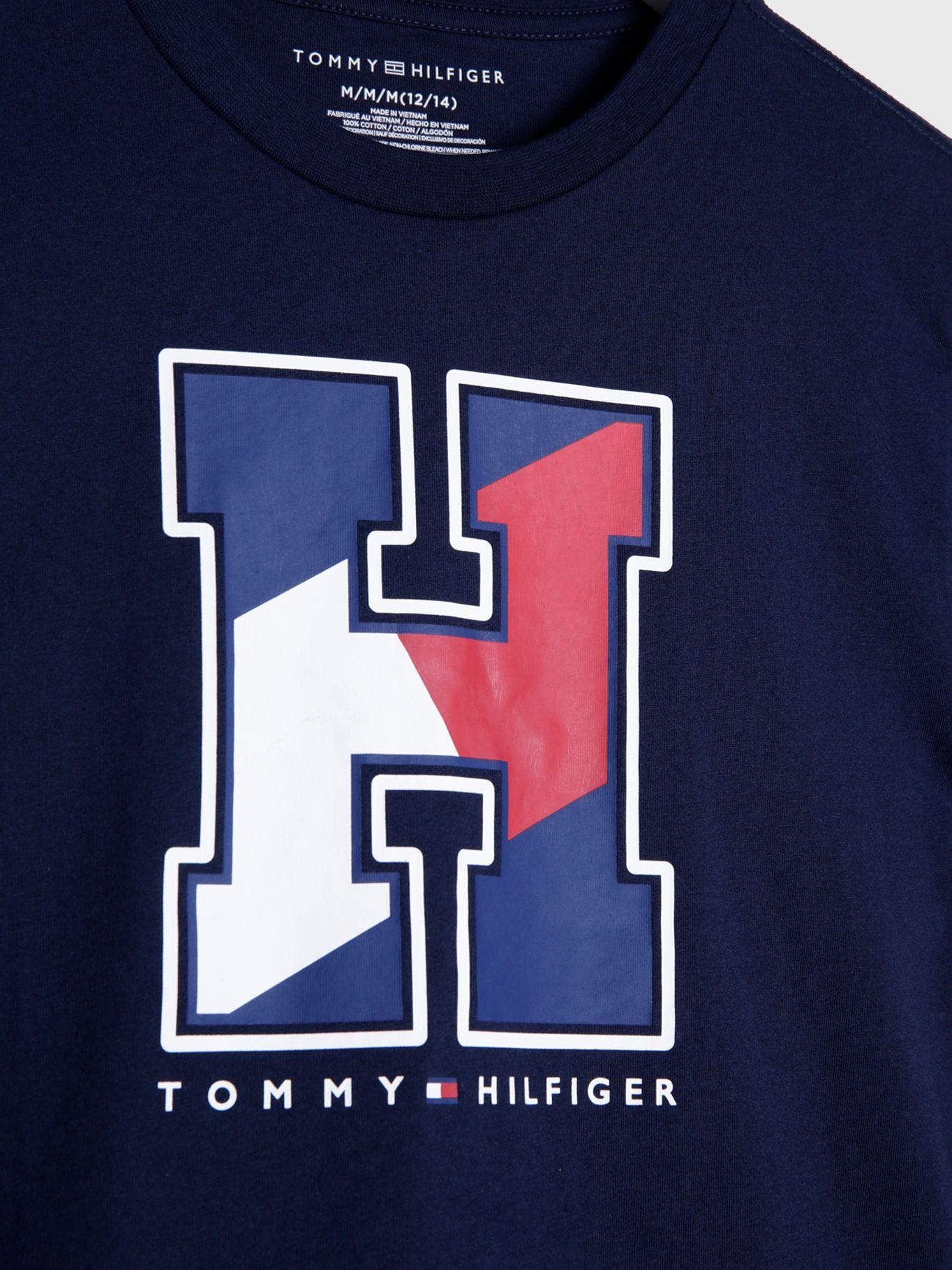 Polera Graphic Con Logo Azul Tommy Hilfiger-2