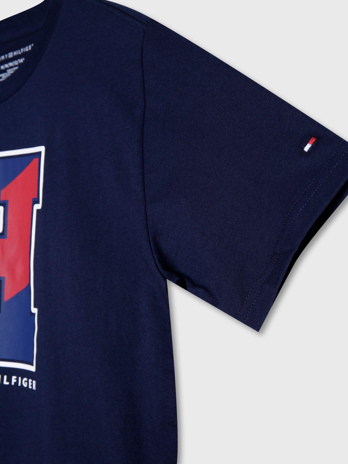 Polera Graphic Con Logo Azul Tommy Hilfiger-3