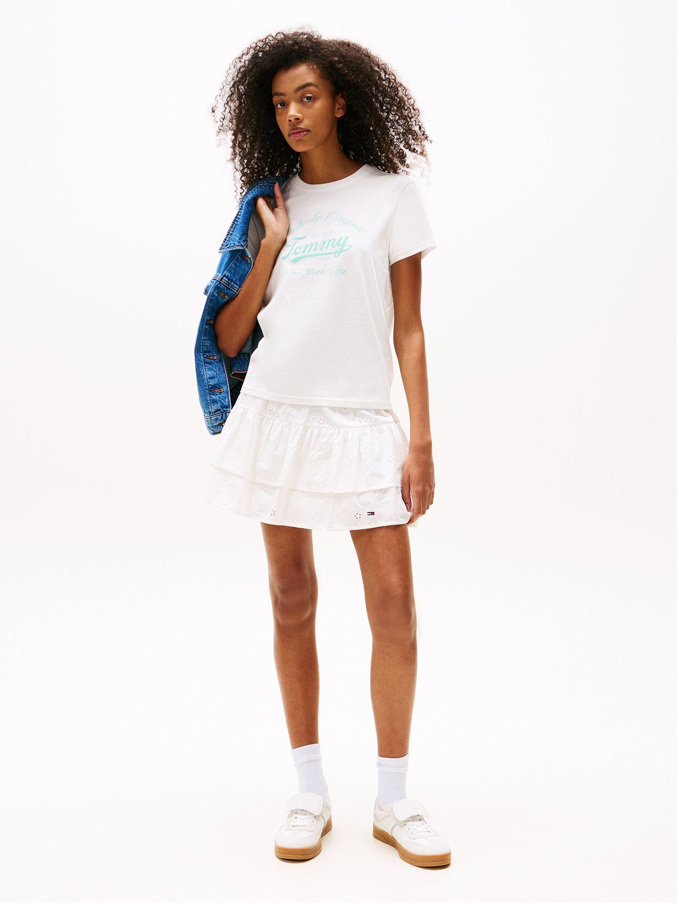 Polera Essential  Corte Regular Blanco YBL Tommy Jeans-1