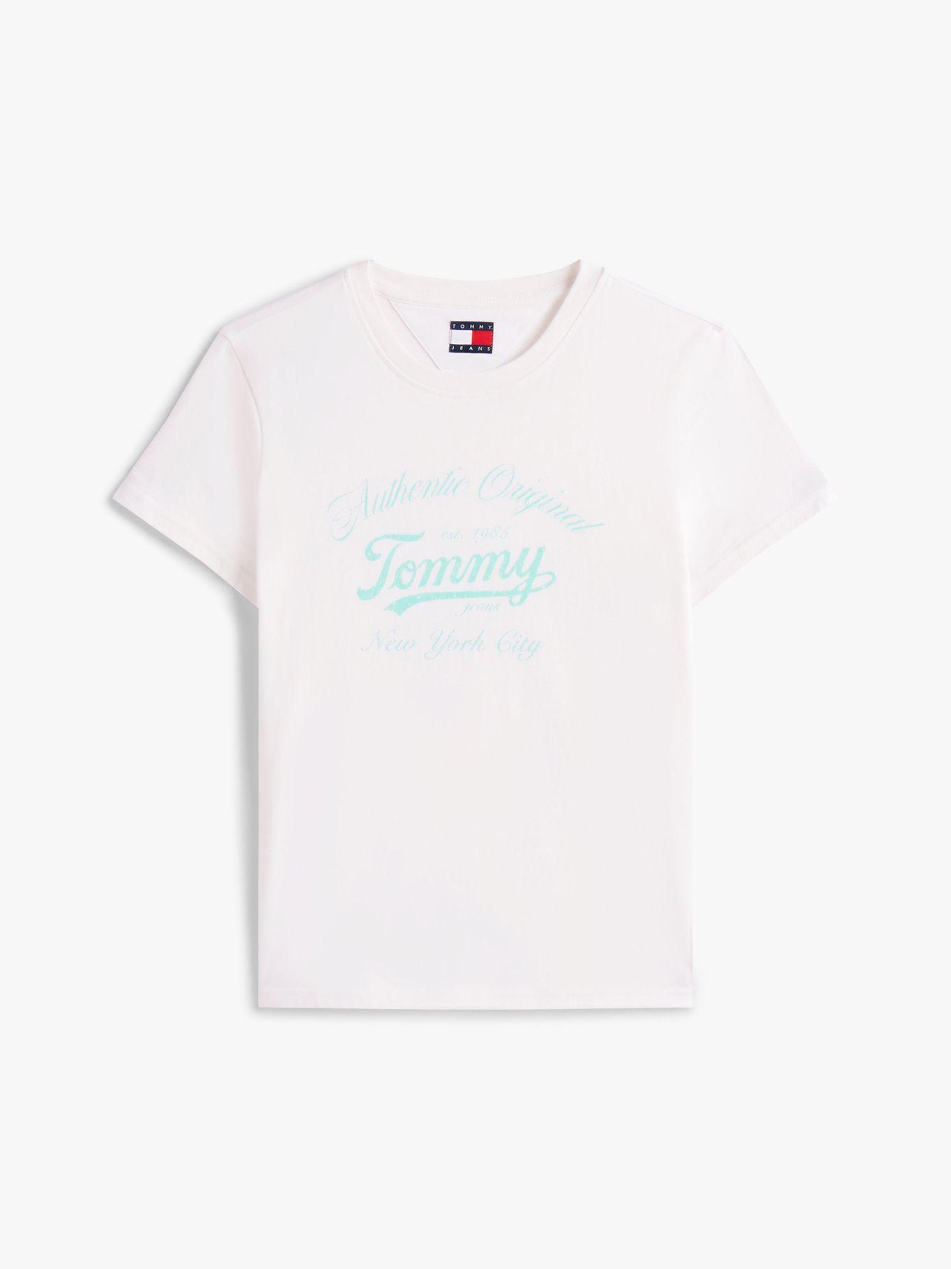 Polera Essential  Corte Regular Blanco YBL Tommy Jeans-4