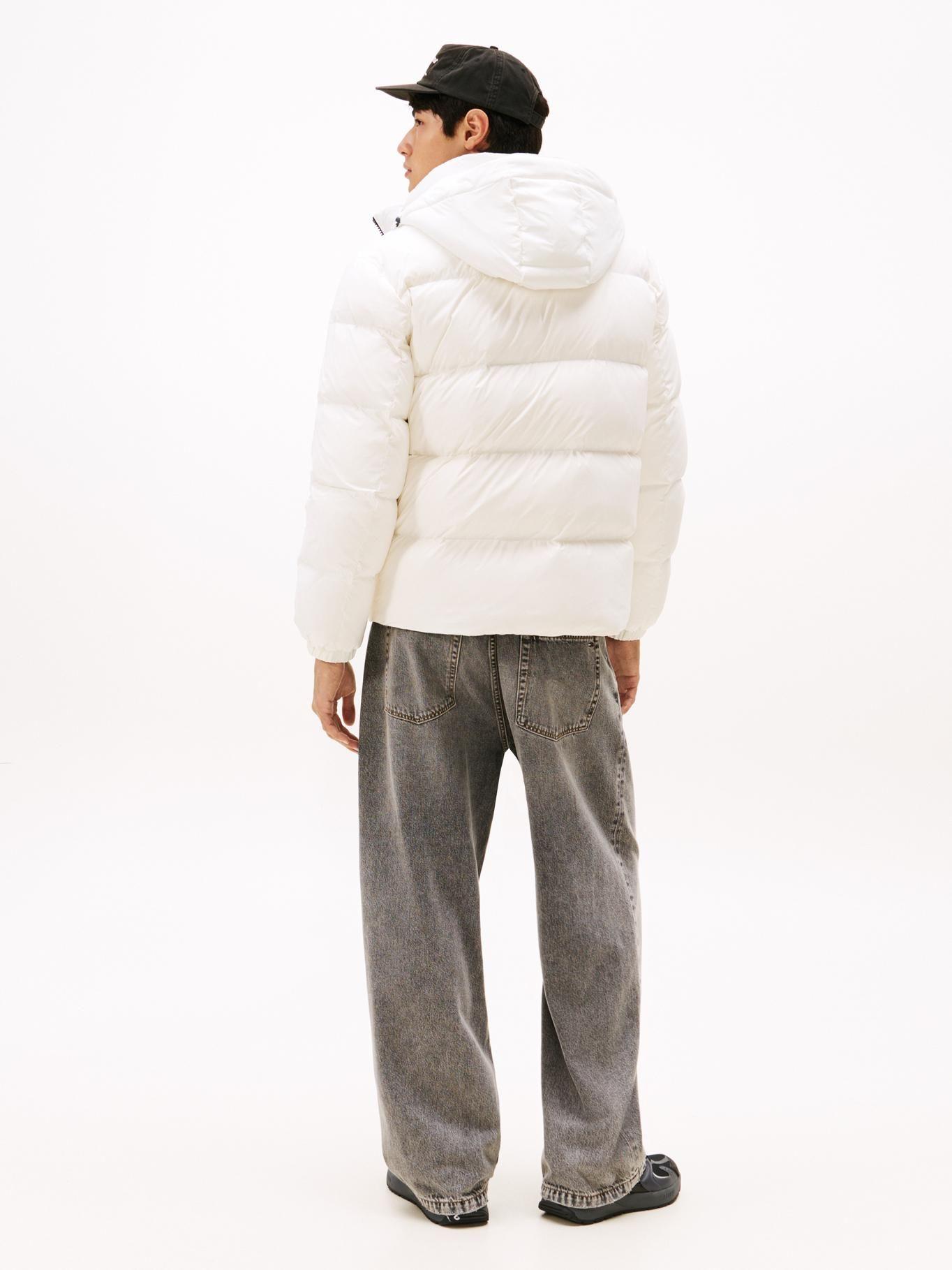 Parka Essential Acolchada Con Gorro Blanco Tommy Jeans-2