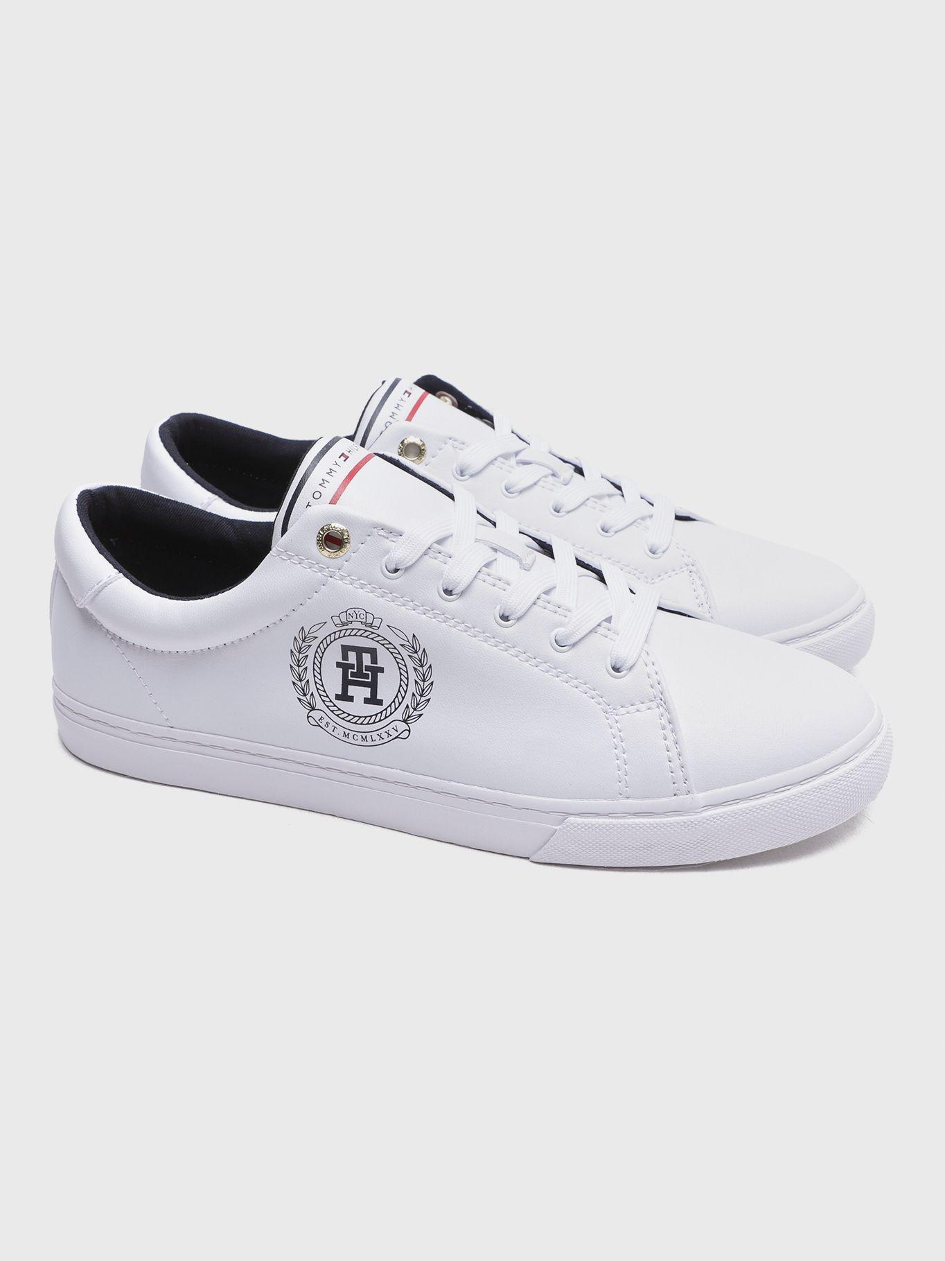 Zapatillas Con Logo Circular Blanco Tommy Hilfiger-0
