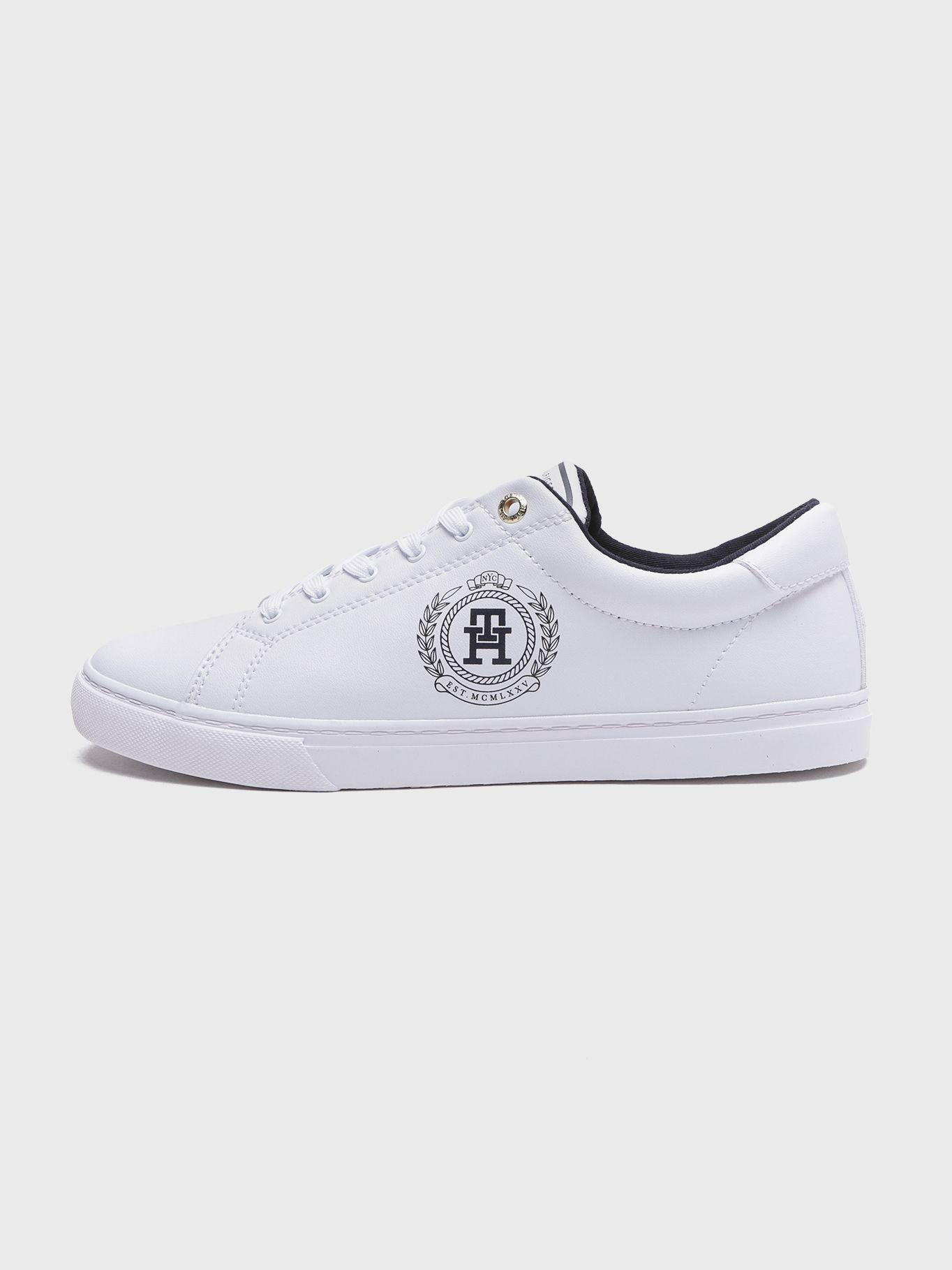 Zapatillas Con Logo Circular Blanco Tommy Hilfiger-4