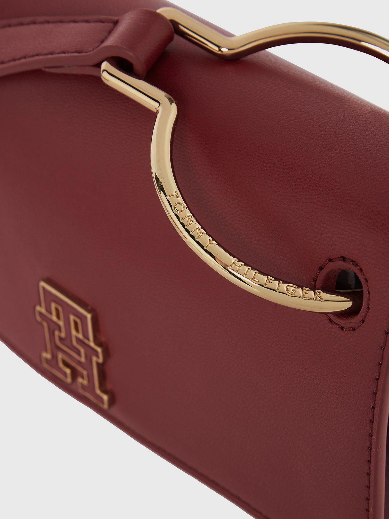 Bandolera Cruzada Con Monograma Rojo Tommy Hilfiger-3