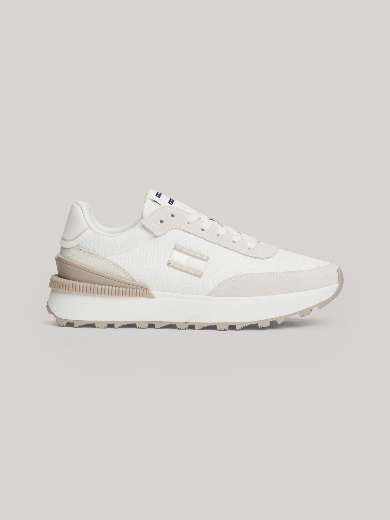 Zapatillas Running Suela Dentada Beige Tommy Hilfiger-4