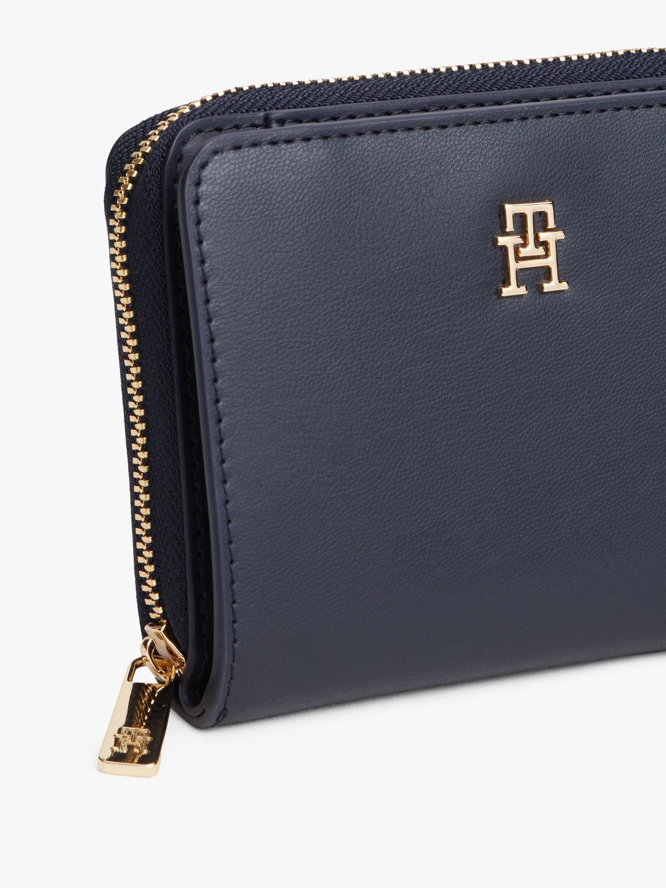 Billetera De Solapa Monogram Azul Tommy Hilfiger-3