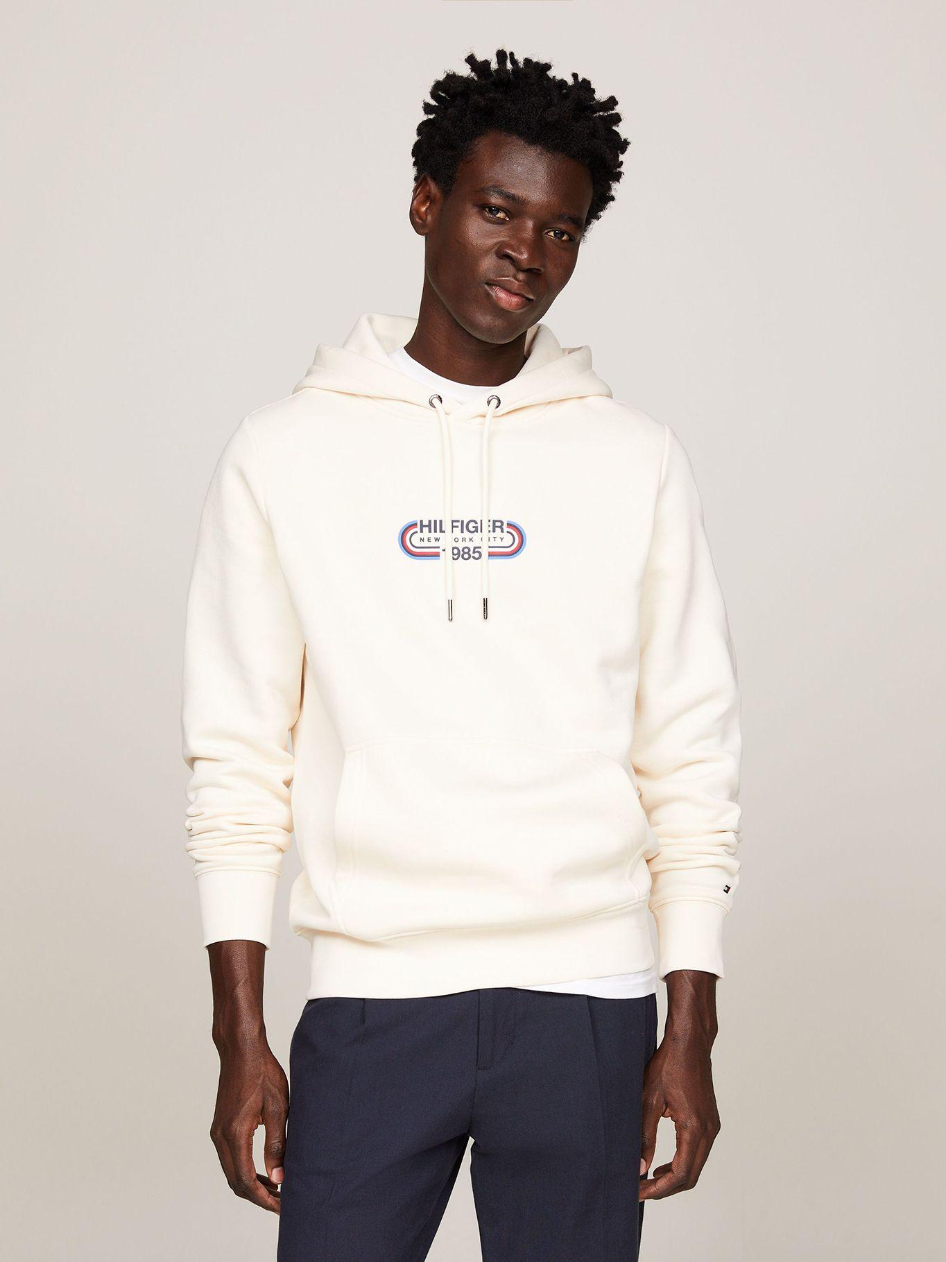 Polerón Hoodie Logo Sport Gráfico Beige Tommy Hilfiger-0