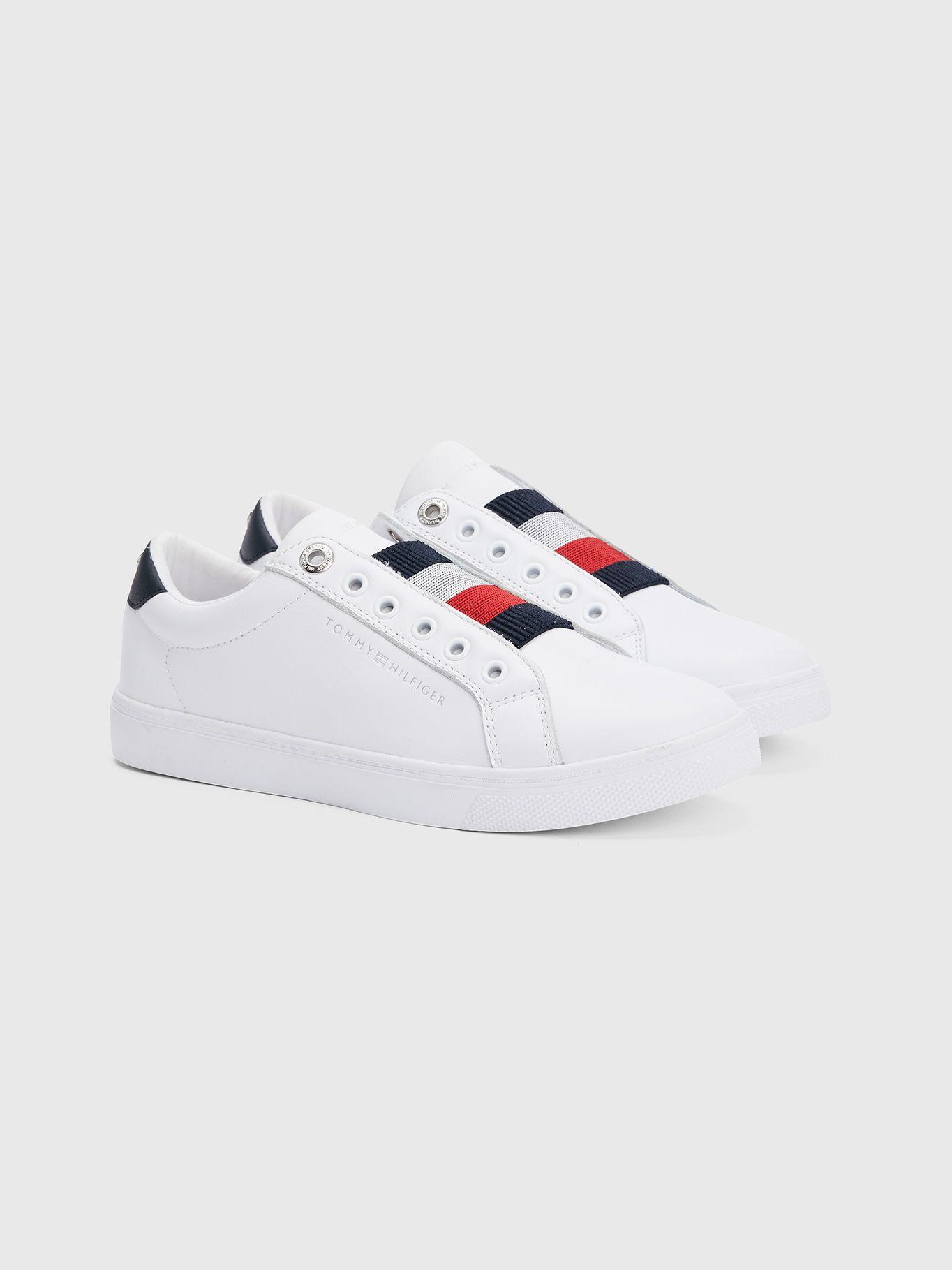 Zapatillas Elastic Slip On Blanco Tommy Hilfiger-0