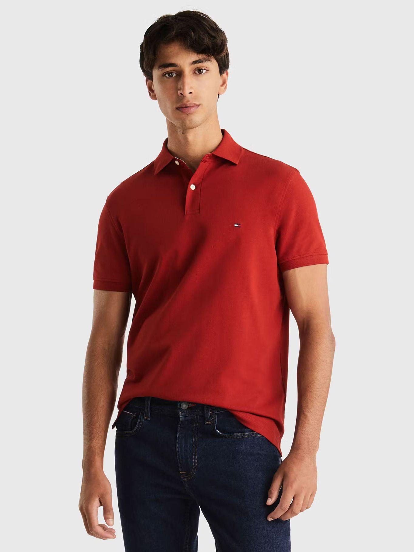 Polo Im 1985 Regular Fit Rojo XNN Tommy Hilfiger-0