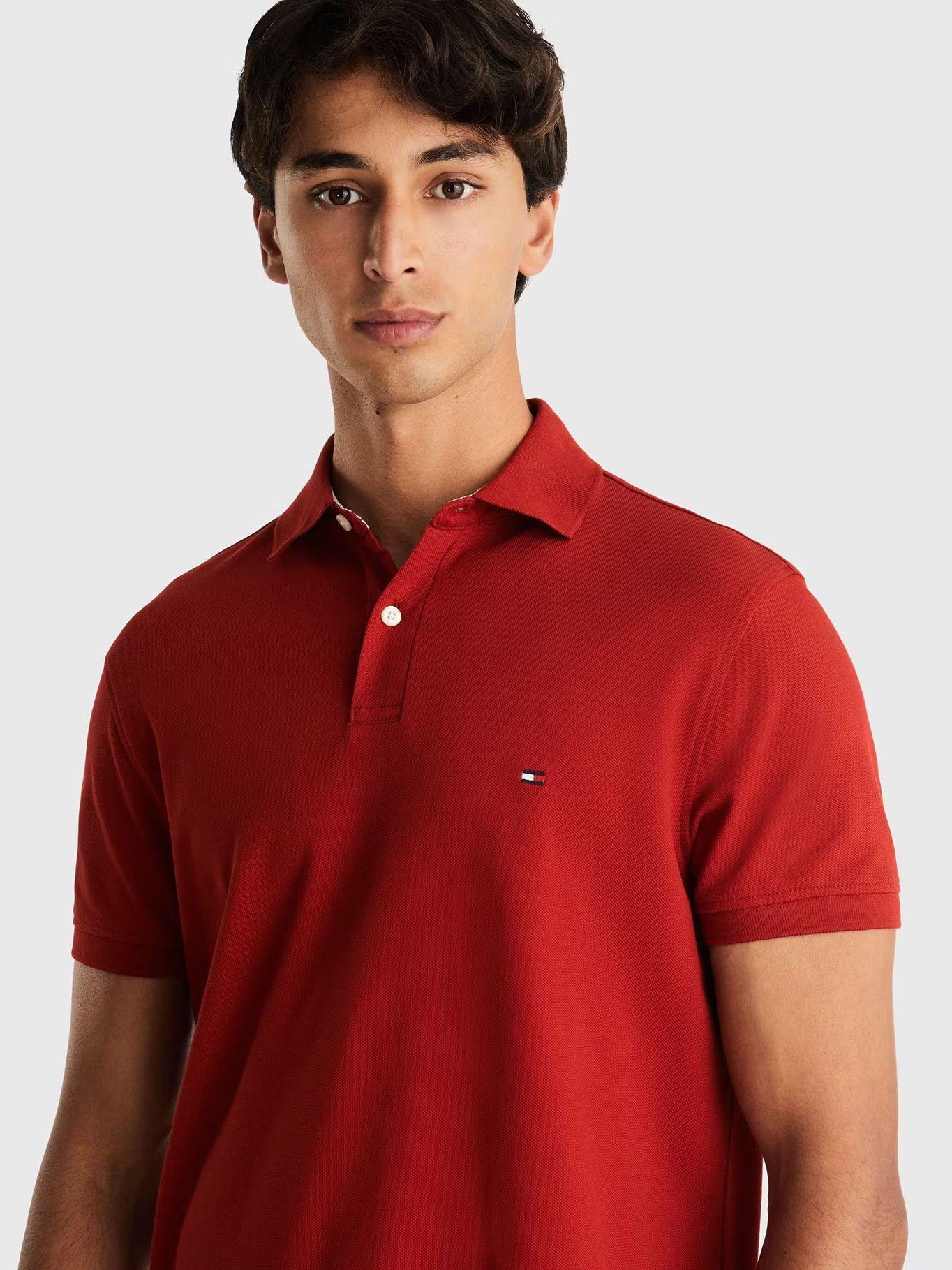 Polo Im 1985 Regular Fit Rojo XNN Tommy Hilfiger-3