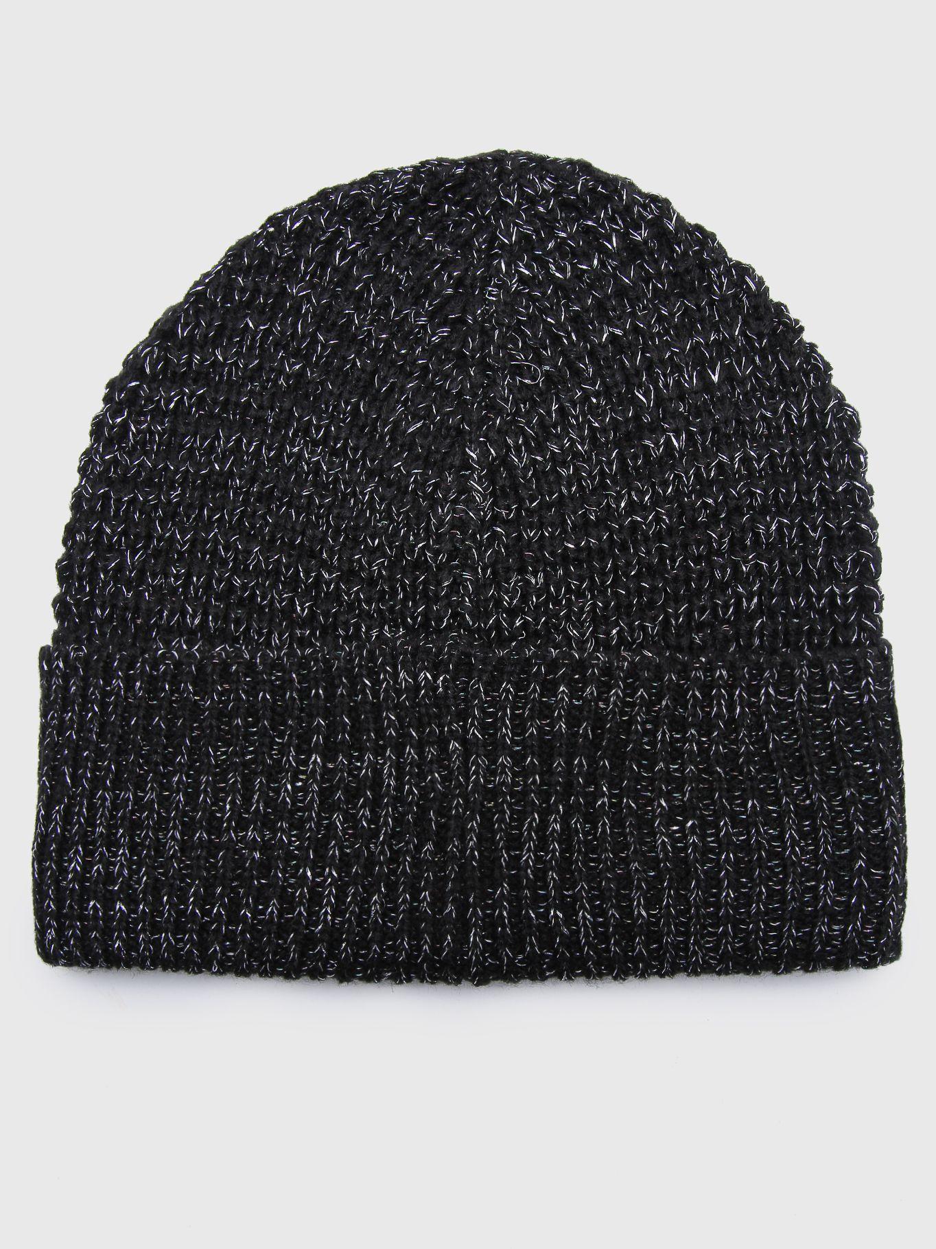 Gorro Beanie Metallic Thermal Negro Tommy Hilfiger-1