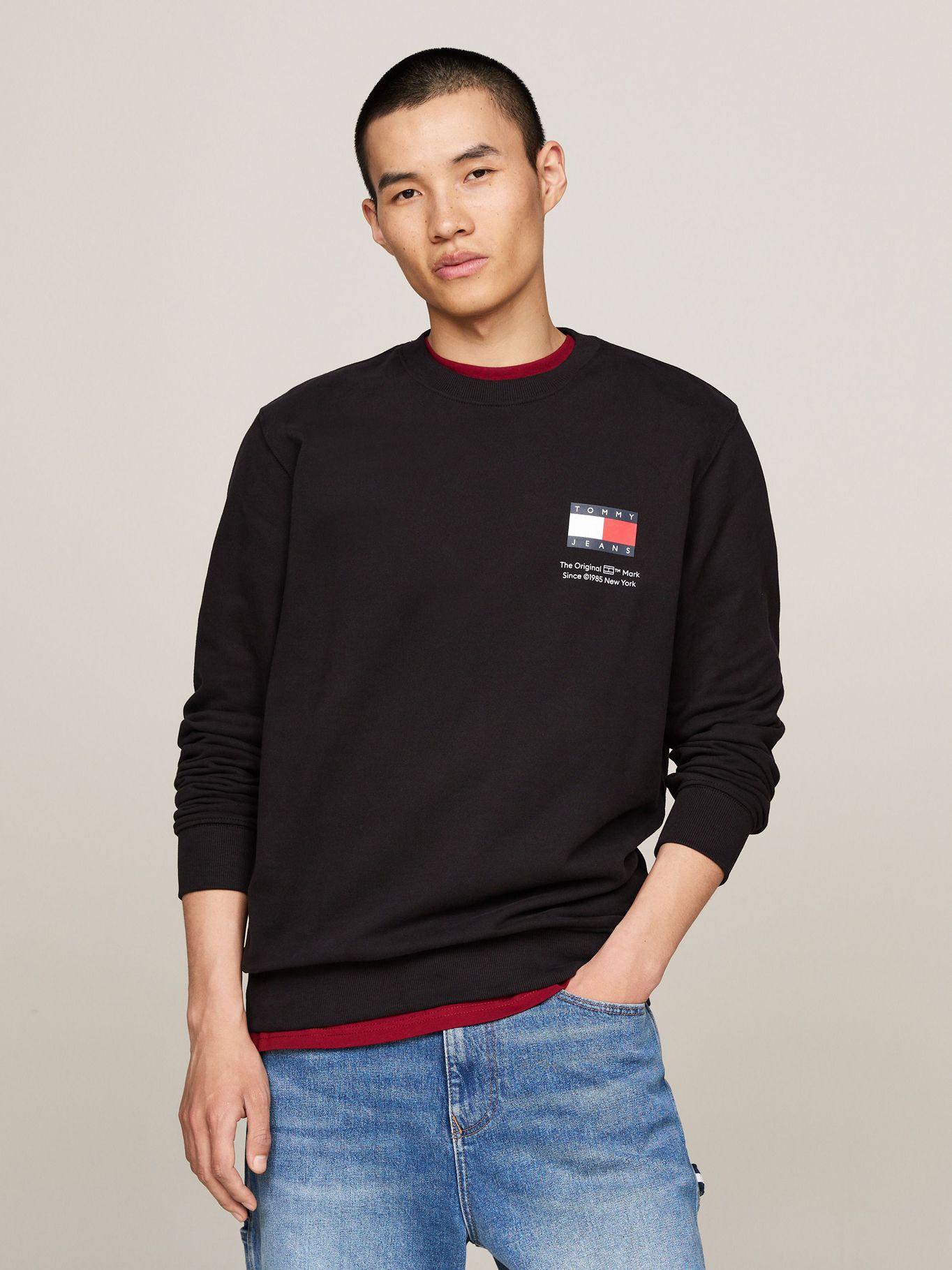 Polerón Con Logo Flag Negro Tommy Jeans-0