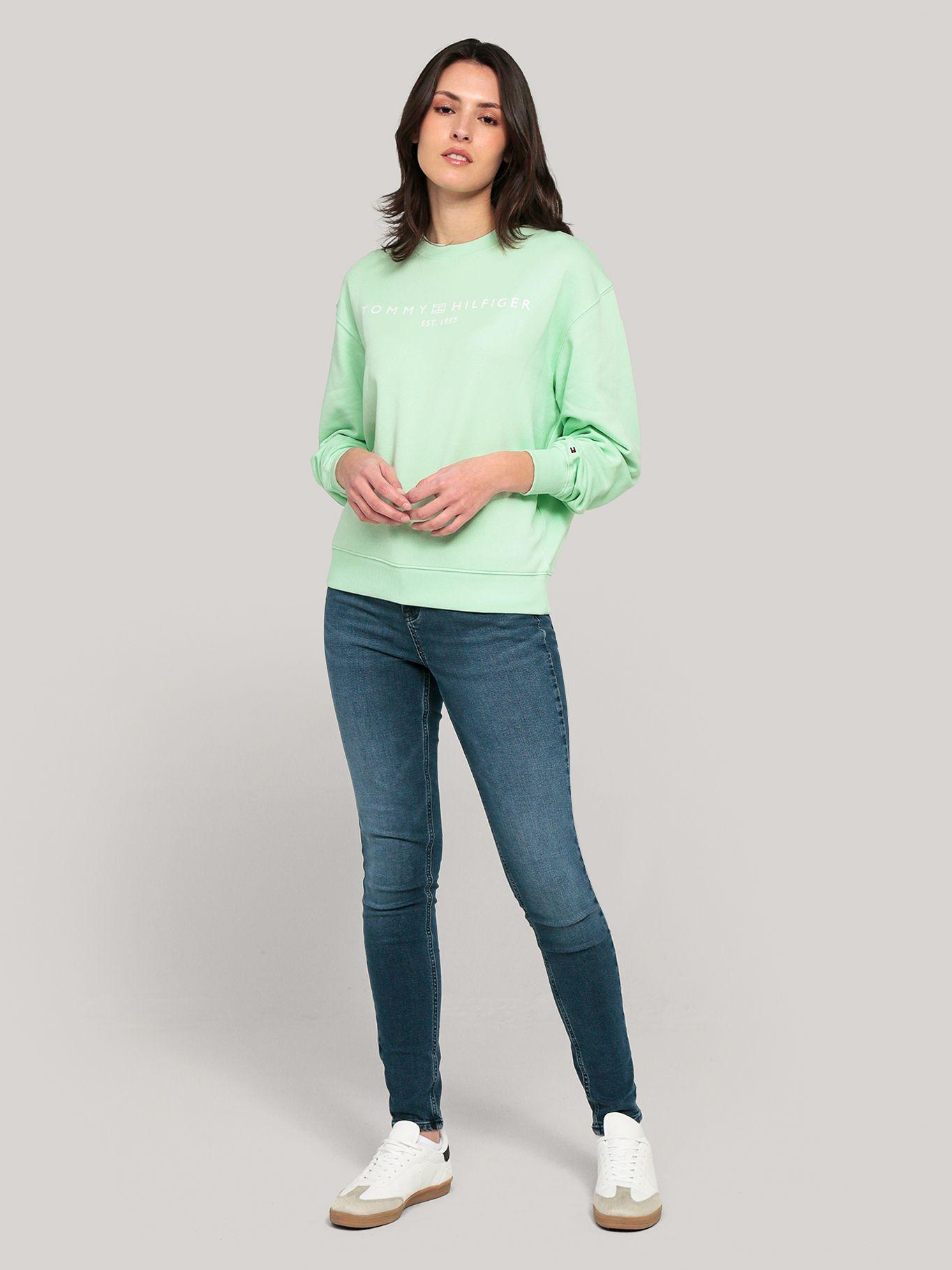 Polerón Modern LXY Logo Verde Tommy Hilfiger-1