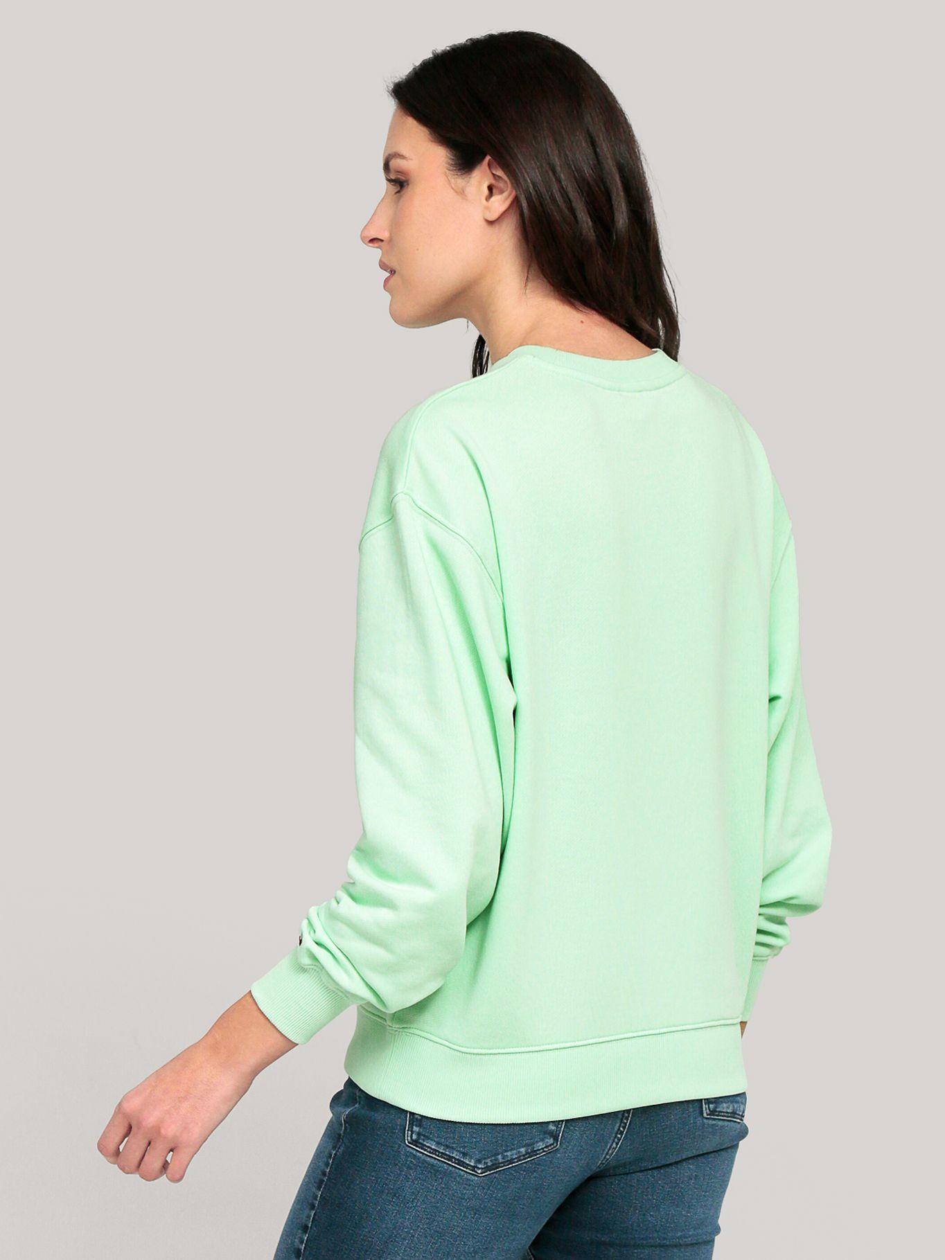 Polerón Modern LXY Logo Verde Tommy Hilfiger-3