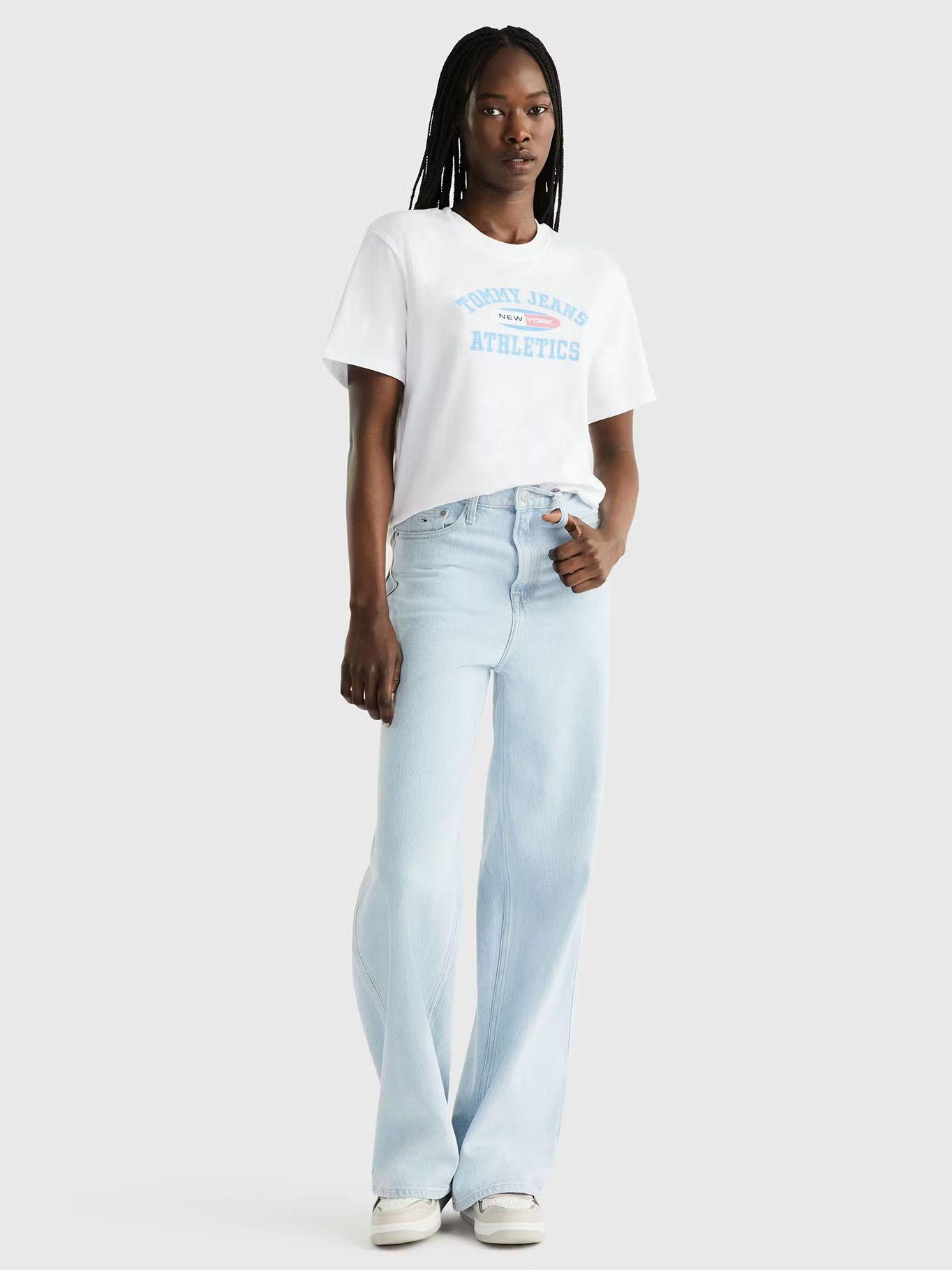 Polera Athletic Logo Blanco Tommy Jeans-1
