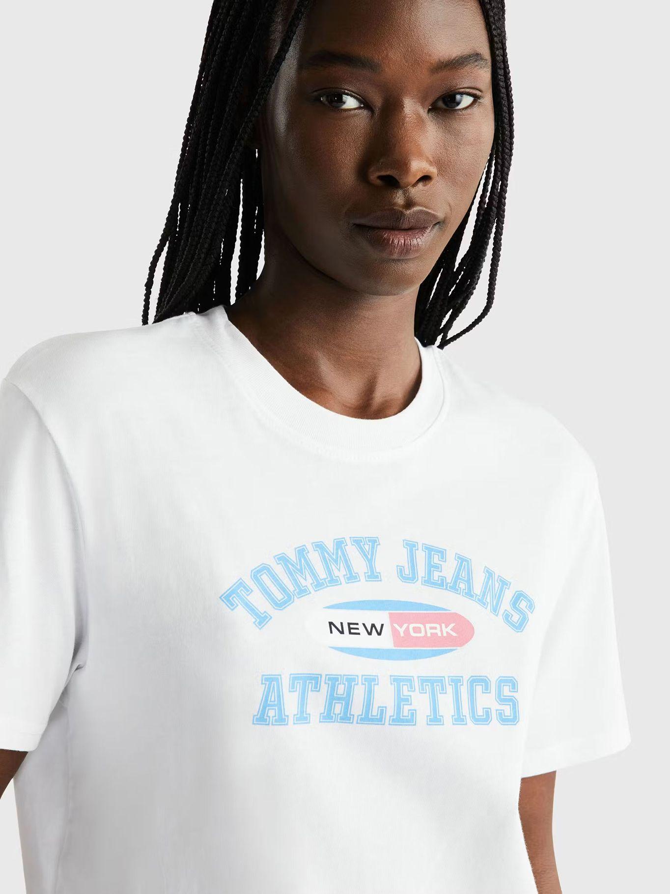 Polera Athletic Logo Blanco Tommy Jeans-3