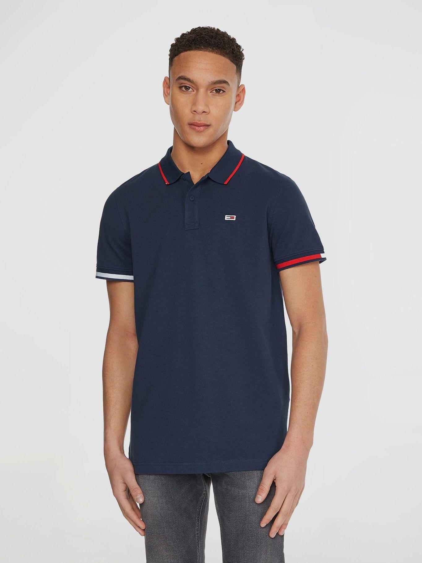 Polo Essential Flag Regular Fit Azul Tommy Hilfiger-0