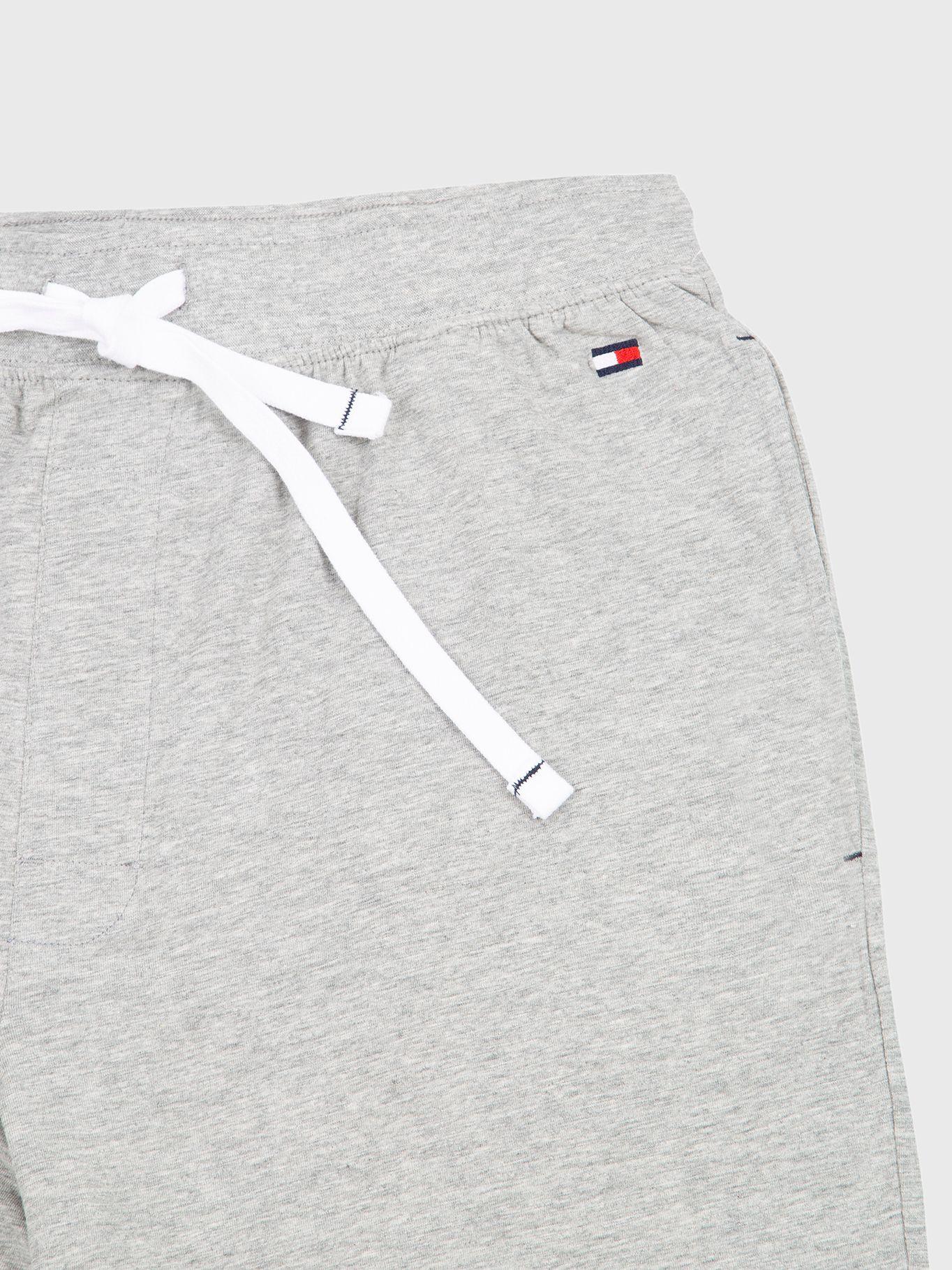 Pijama Pantalón Corto Essential Logo Gris Tommy Hilfiger-2
