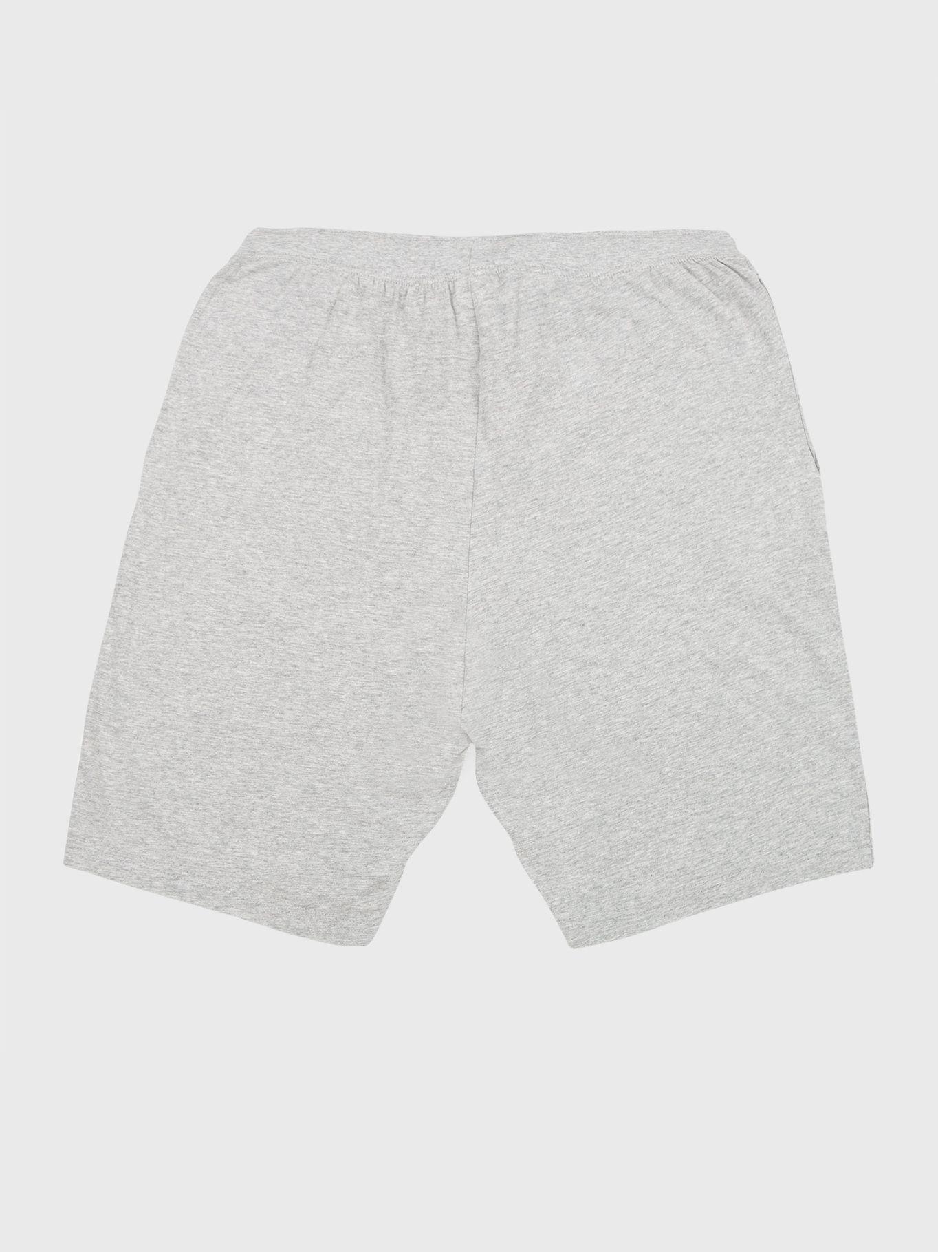 Pijama Pantalón Corto Essential Logo Gris Tommy Hilfiger-1