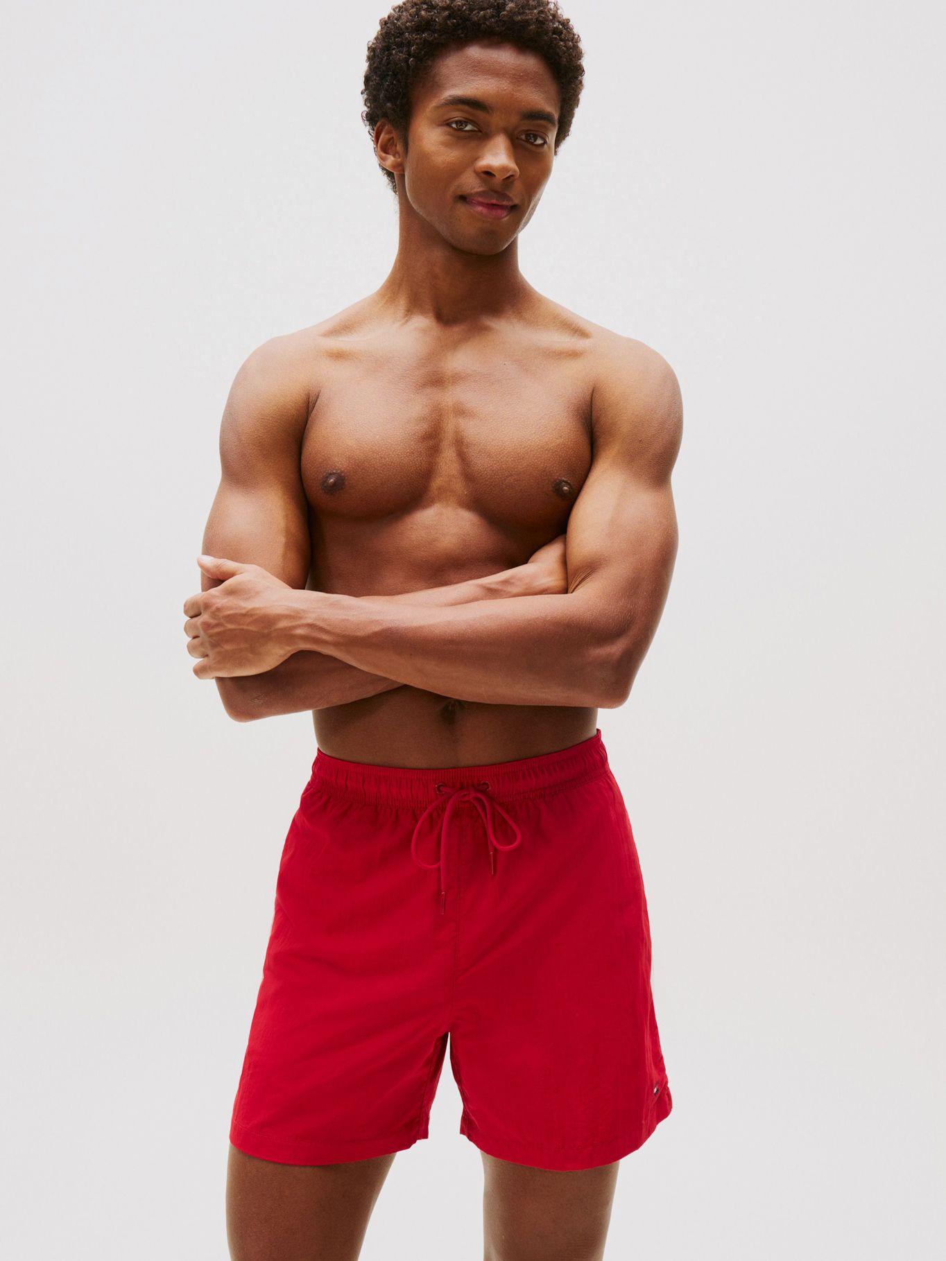 Traje De Baño Essential De Medio/ Rojo Tommy Hilfiger-0