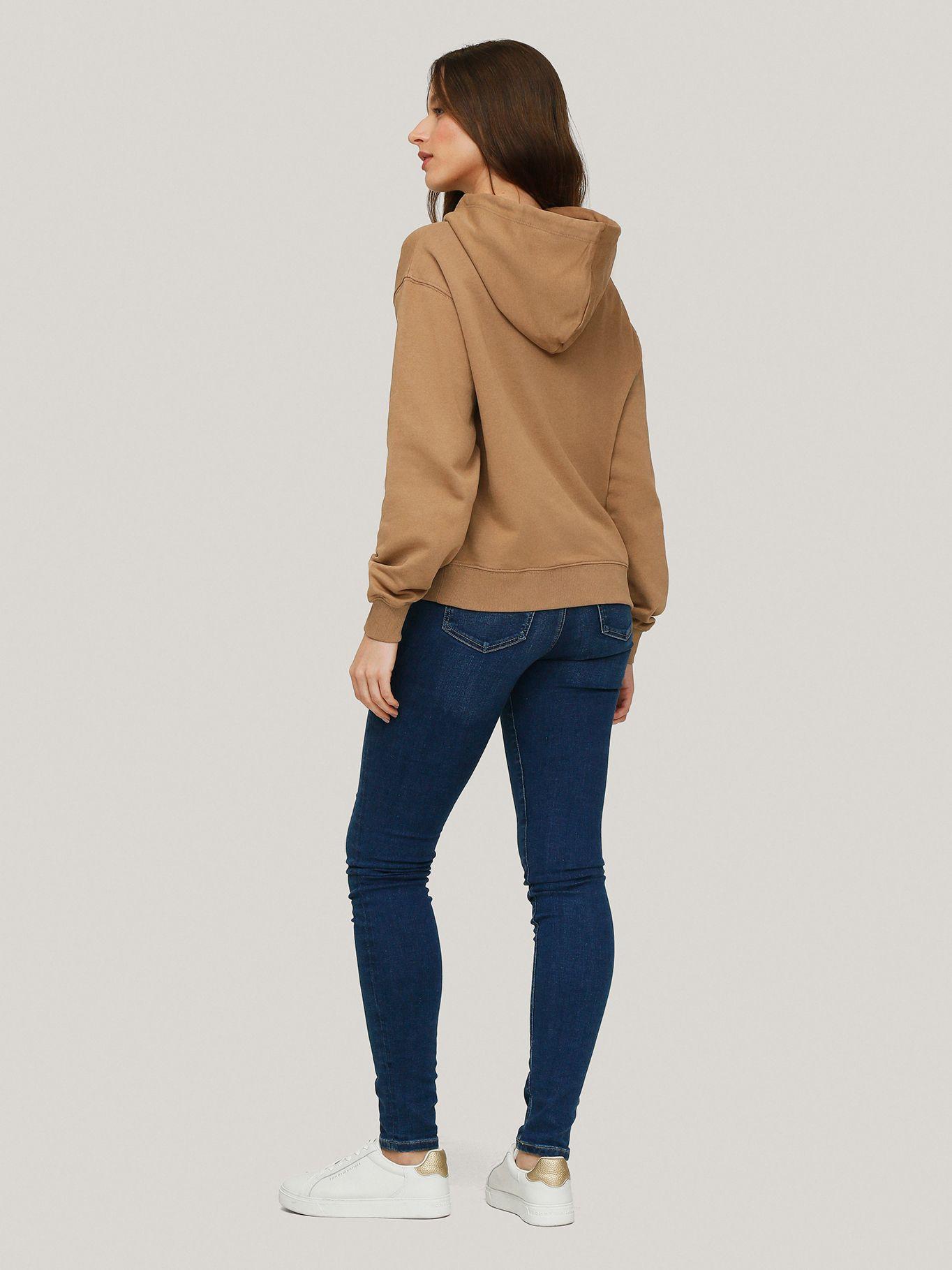 Polerón Hoodie Corporate Logo Beige Tommy Hilfiger-2