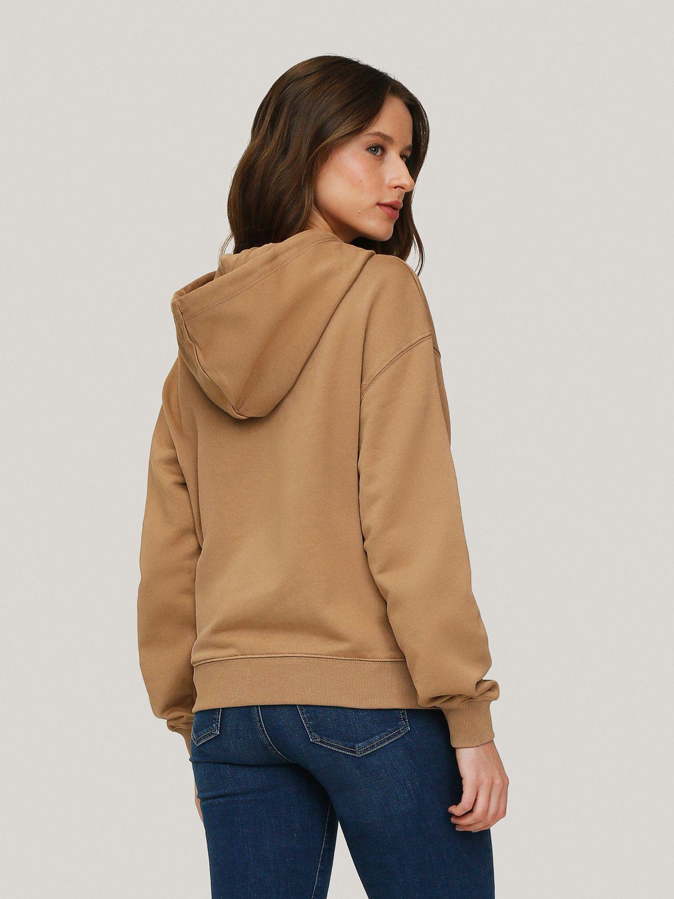 Polerón Hoodie Corporate Logo Beige Tommy Hilfiger-3