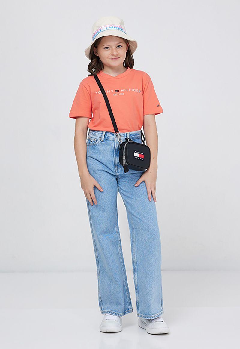 Polera Unisex Essential Naranjo Tommy Hilfiger-3