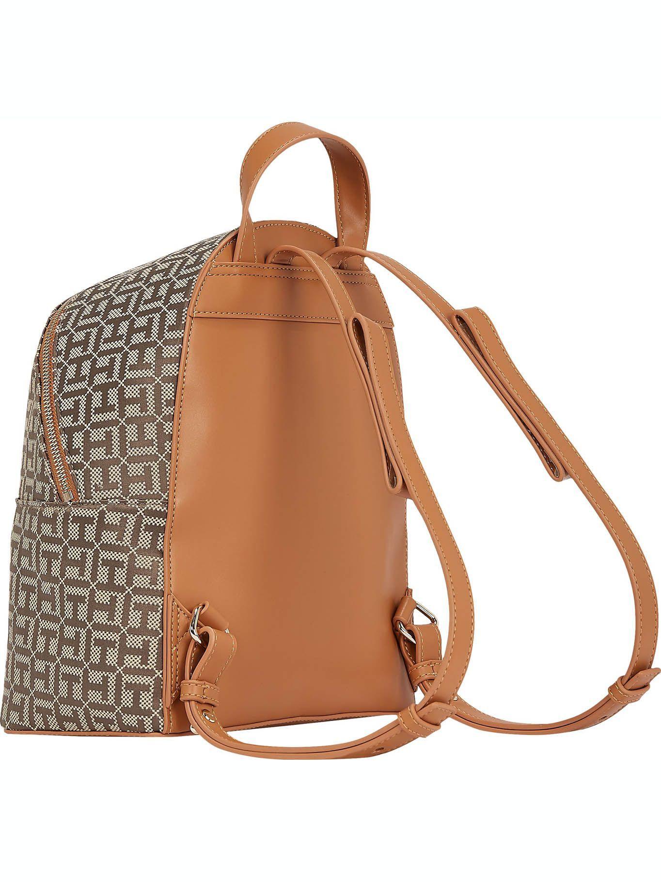Mochila Im Jacquard Café Tommy Hilfiger M2-1