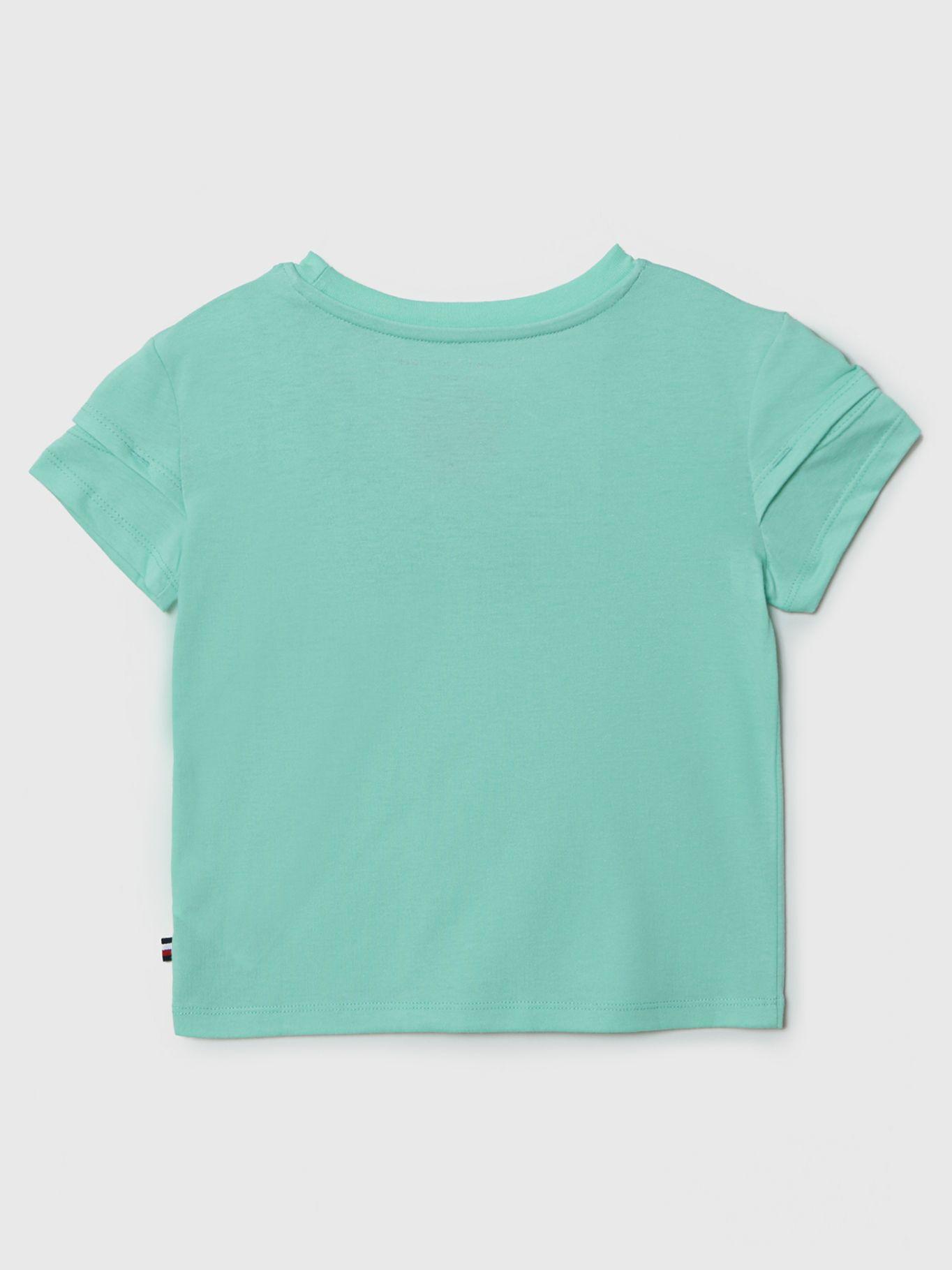 Polera Logo Bandera Metálica Verde Tommy Hilfiger-1