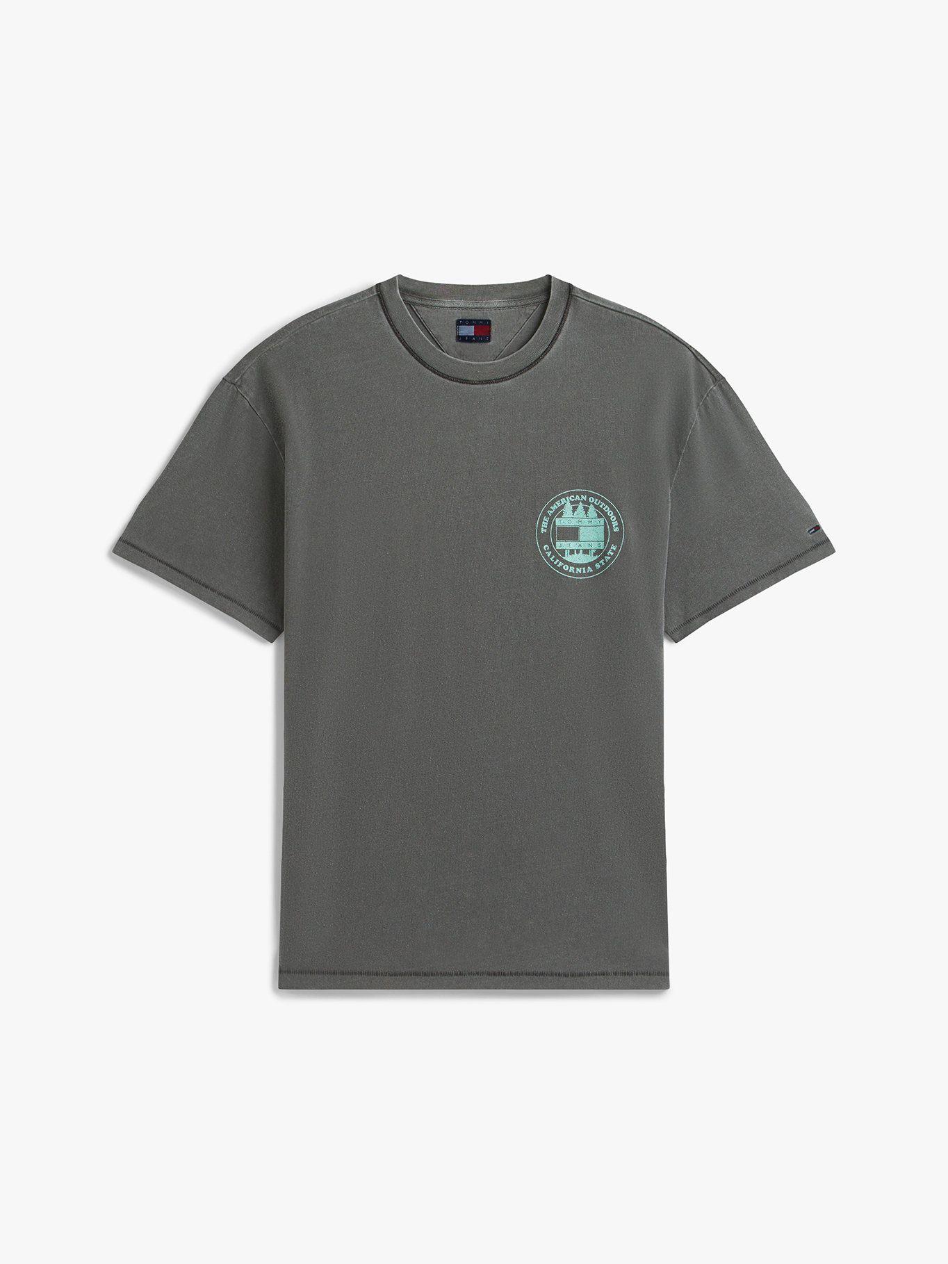 Polera Con Logo Relaxed Fit Tommy Jeans Gris-4