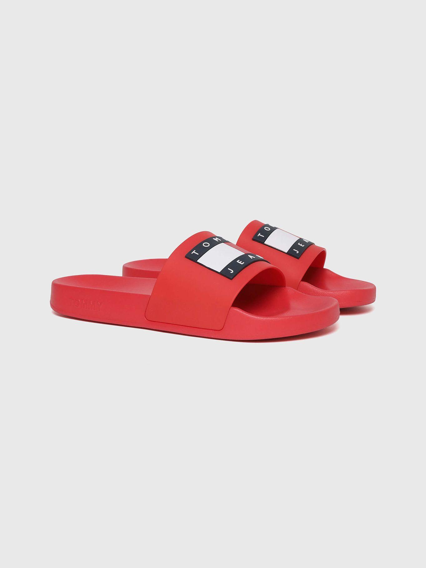Sandalias Con Parche Essential Rojo Tommy Jeans-0