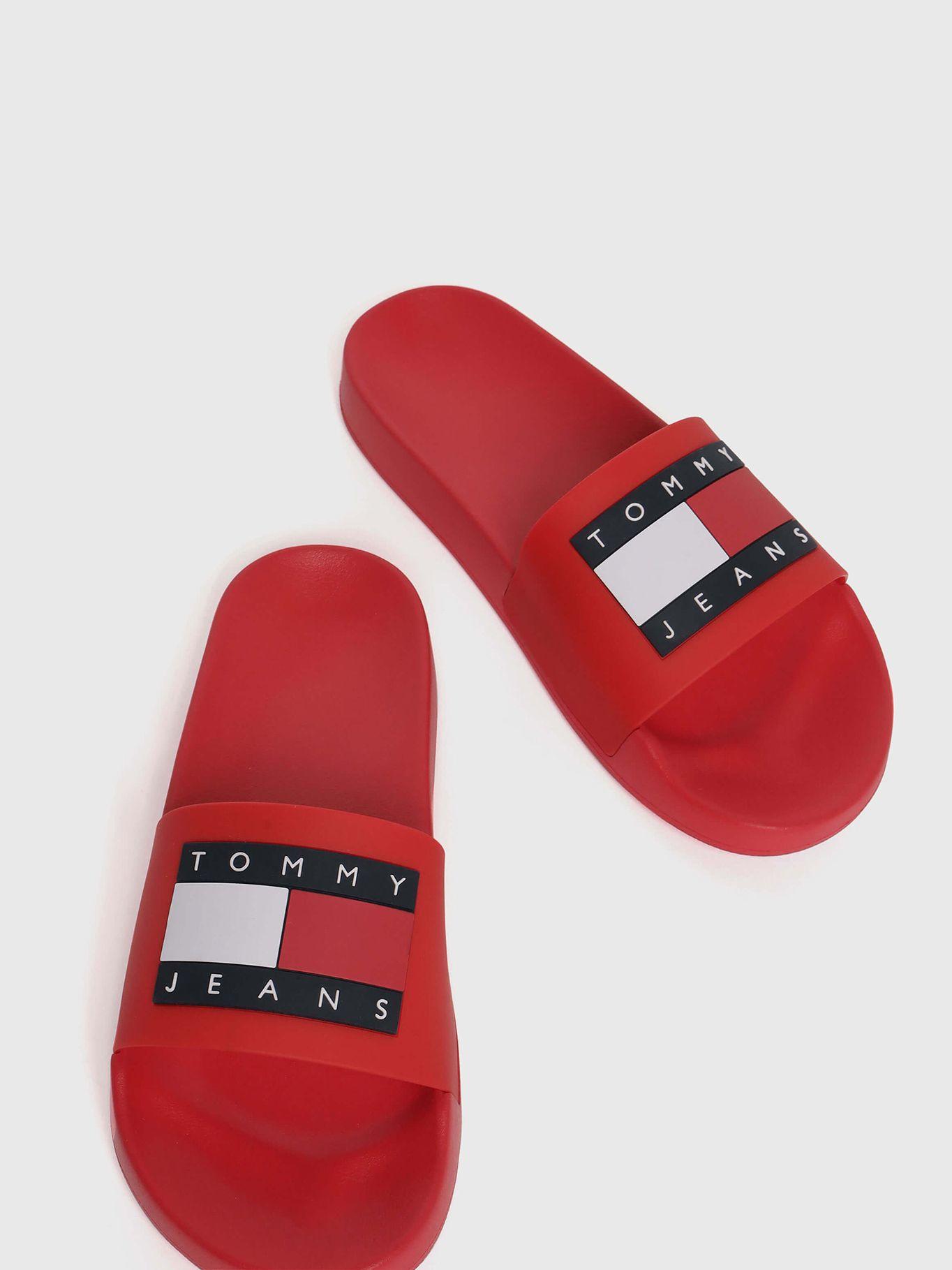 Sandalias Con Parche Essential Rojo Tommy Jeans-4