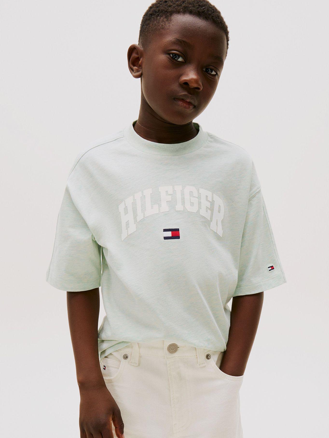 Polera Con Logo Universitario Verde Tommy Hilfiger-0