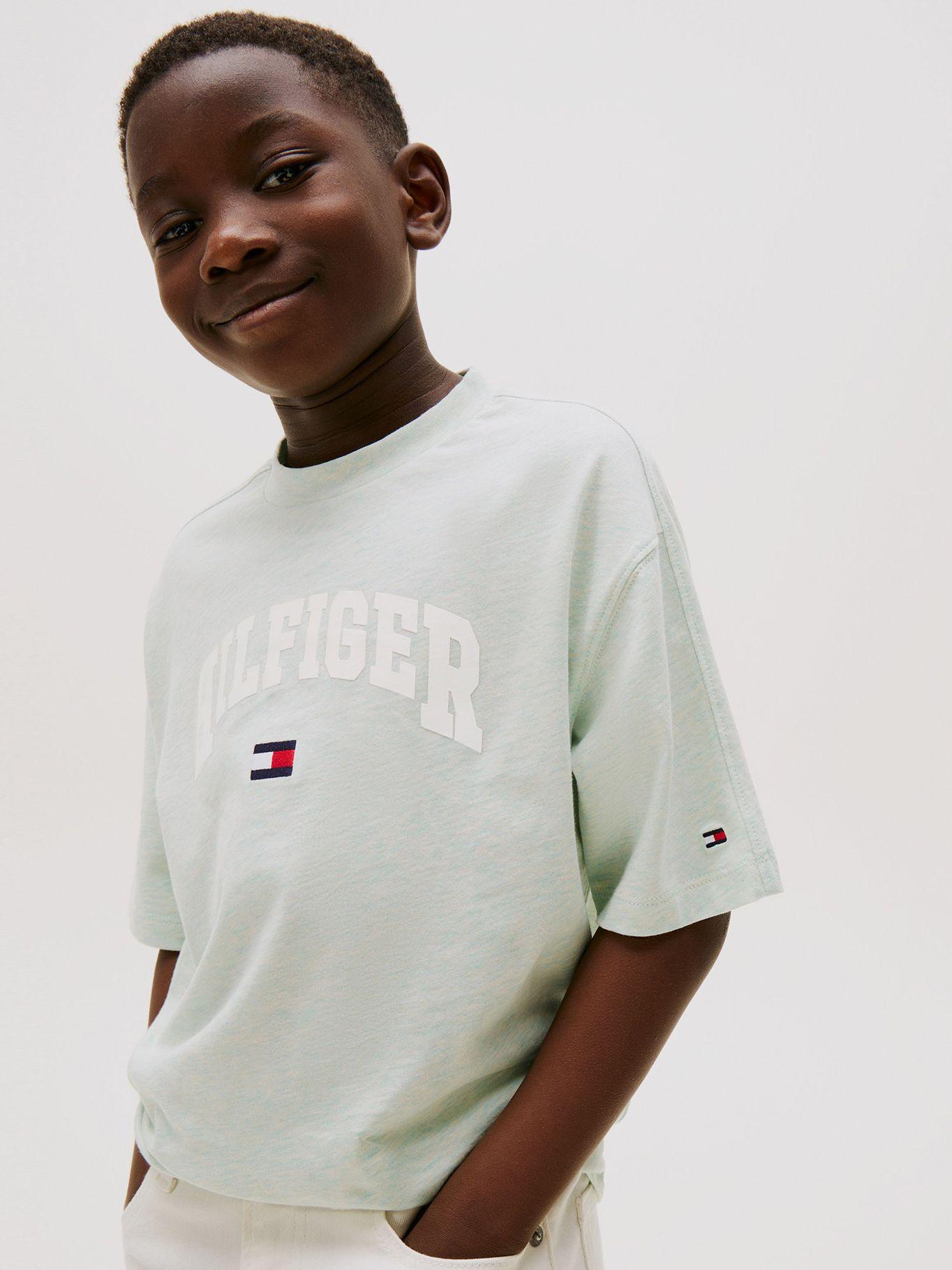 Polera Con Logo Universitario Verde Tommy Hilfiger-3