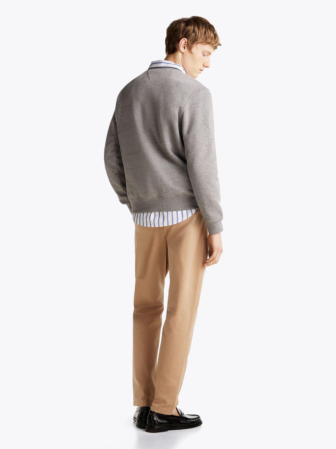 Polerón Solid Con Logo Gris Tommy Hilfiger-2