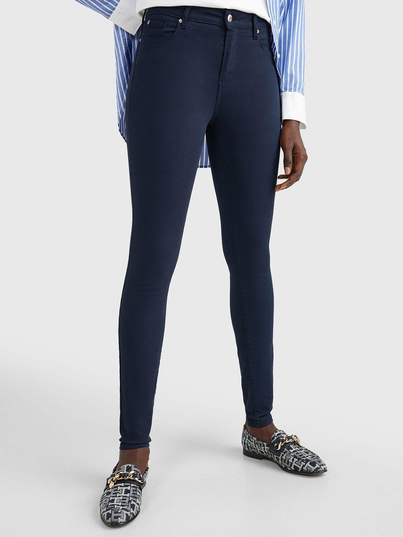Jeans Harlem Skinny Talle Alto Azul Tommy Hilfiger-0