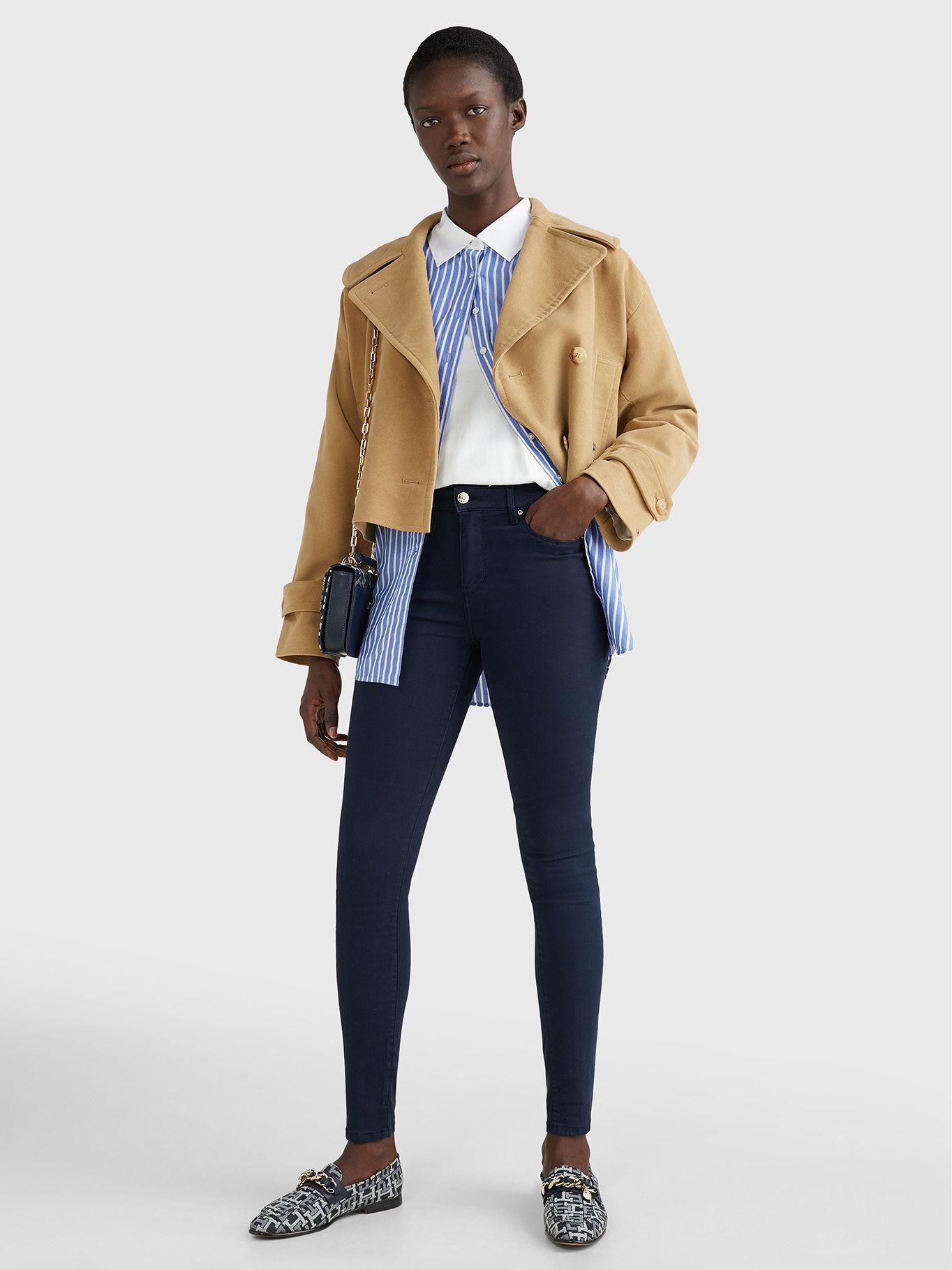 Jeans Harlem Skinny Talle Alto Azul Tommy Hilfiger-1