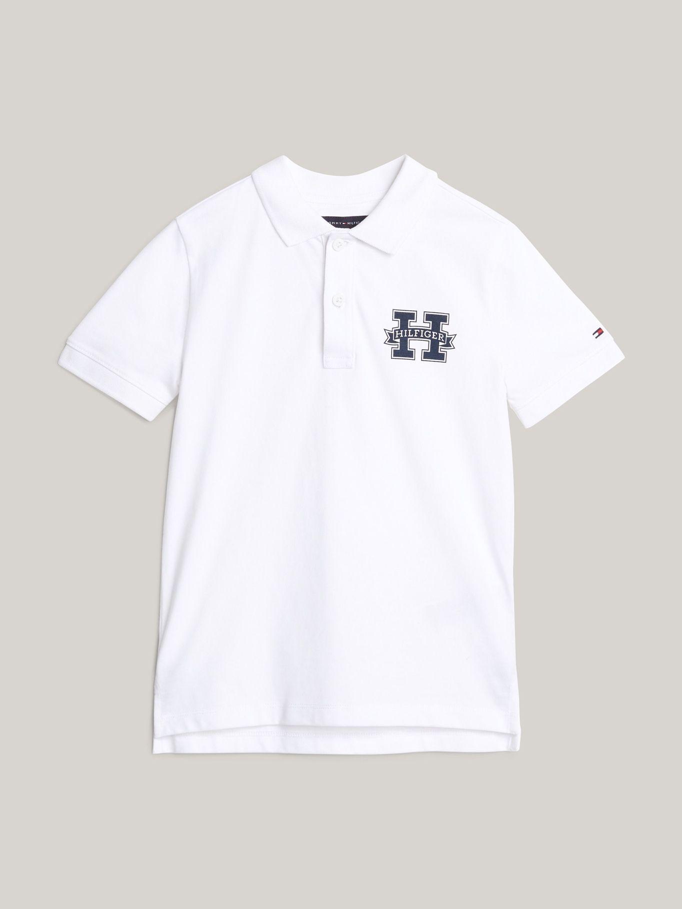 Polo De Corte Regular Con Logo Blanco Tommy Hilfiger-4