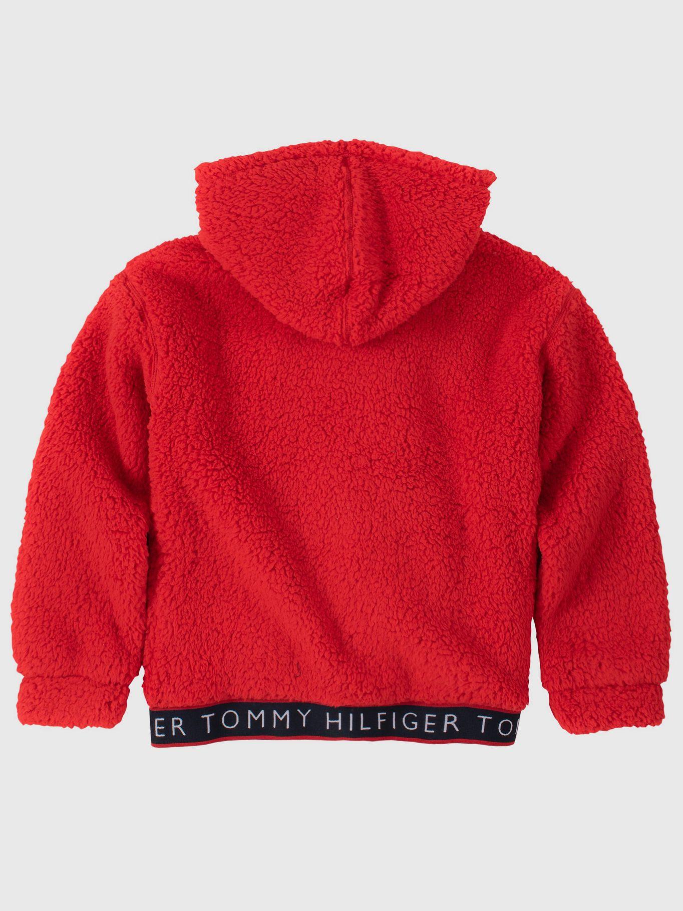 Polerón Hoodie Sherpa Solid Rojo Tommy Hilfiger-5